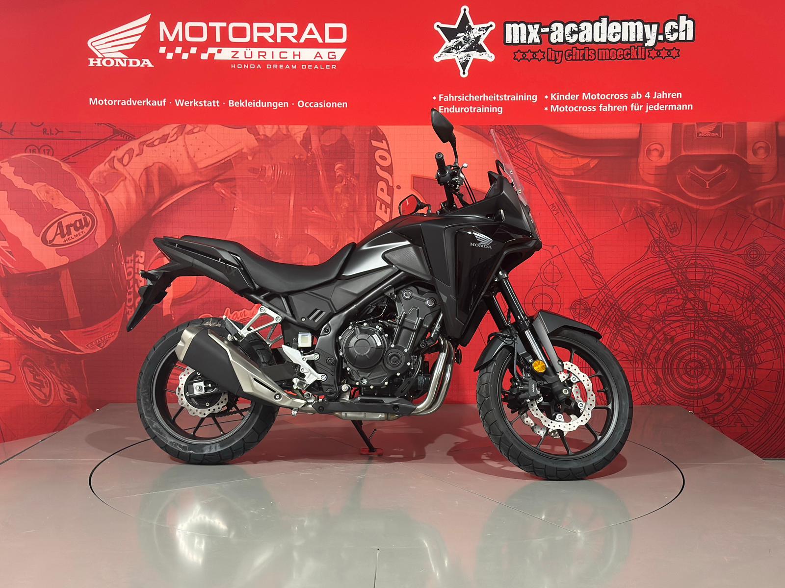 HONDA NX 500 *Matte Gunpowder Black Metallic* *Neufahrzeug*-image-1