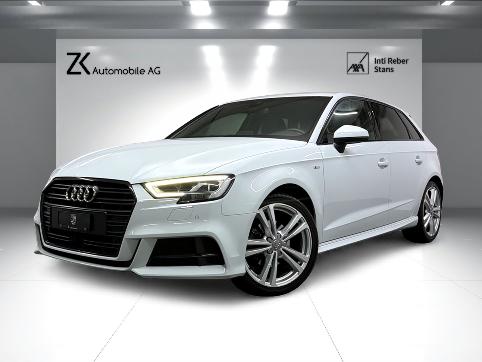 AUDI A3 Sportback 35 TFSI Sport S-Line GLETSCHERWEISS S-tronic / RF-Kamera / virtual cockpit / LED / Optikpaket Titanschwarz /
