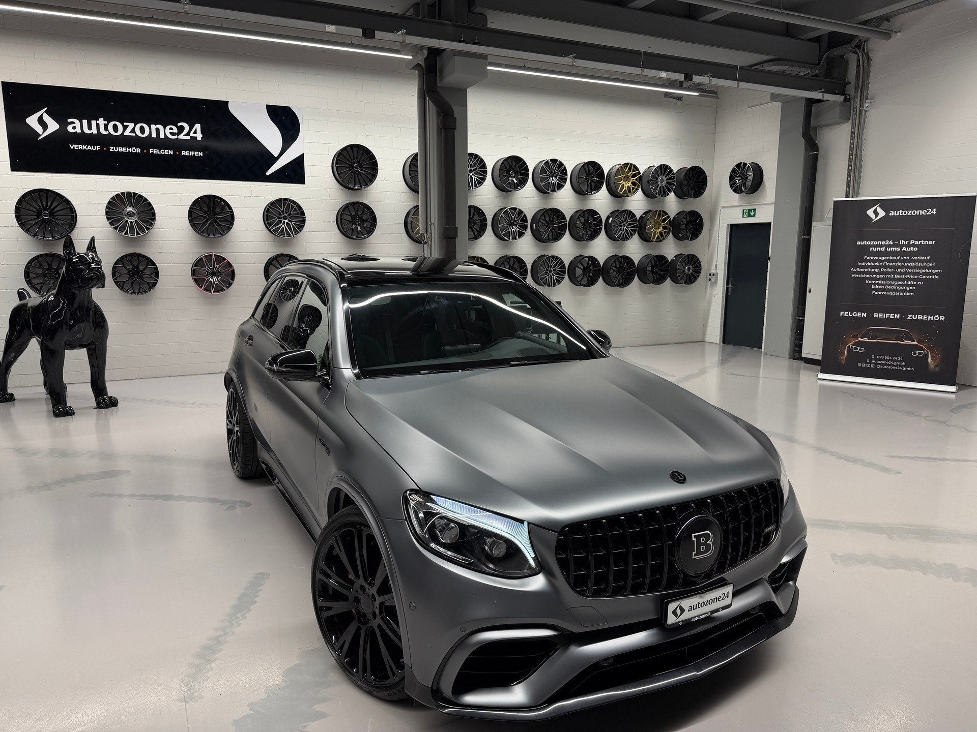 MERCEDES-BENZ GLC 63 S AMG 4m+ *CH-Auto*BRABUS Felgen*BRABUS Tieferlegung*Designo Magno*Keramik*Leder Designo*-image-7