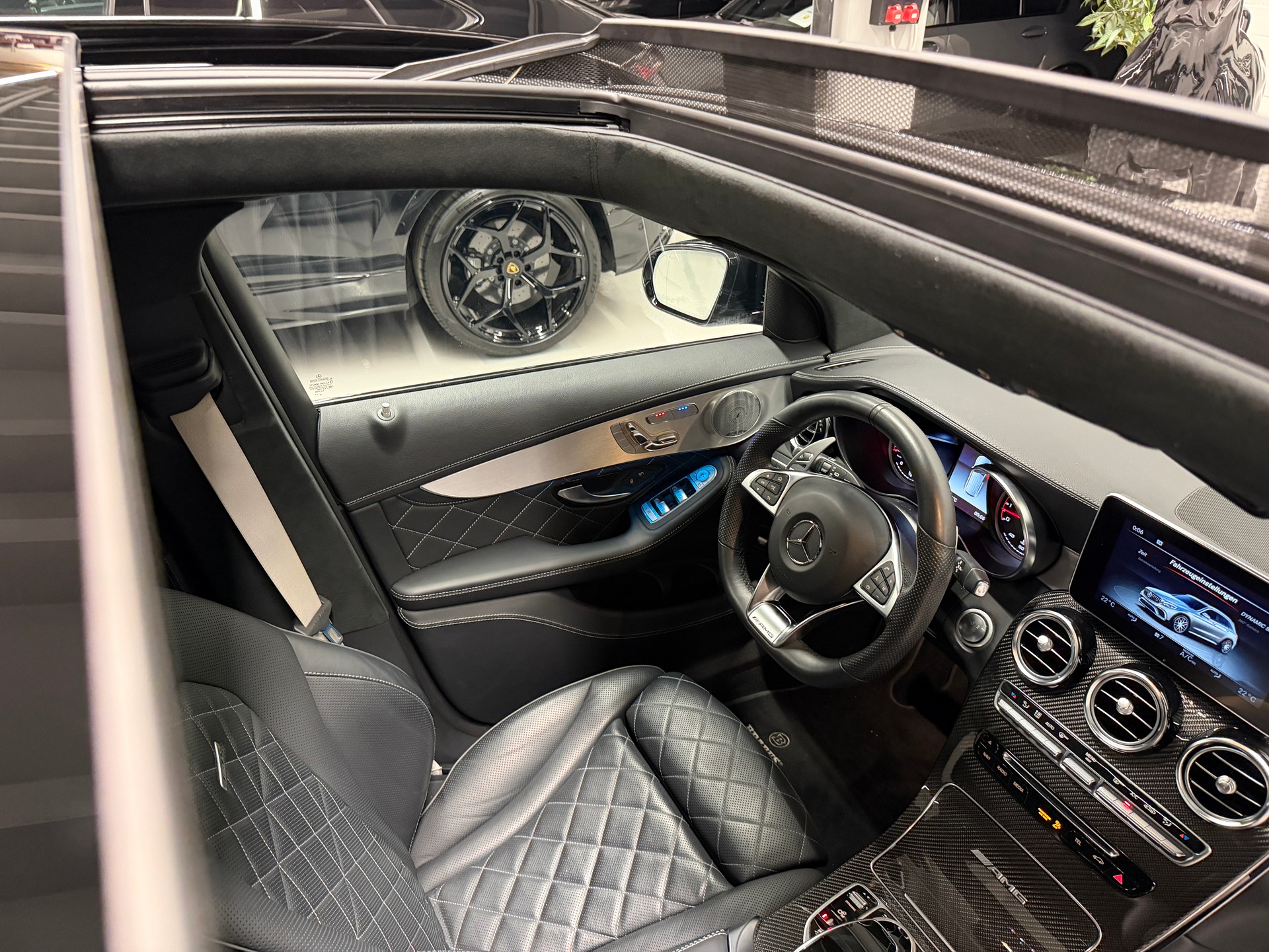 MERCEDES-BENZ GLC 63 S AMG 4m+ *CH-Auto*BRABUS Felgen*BRABUS Tieferlegung*Designo Magno*Keramik*Leder Designo*-image-21