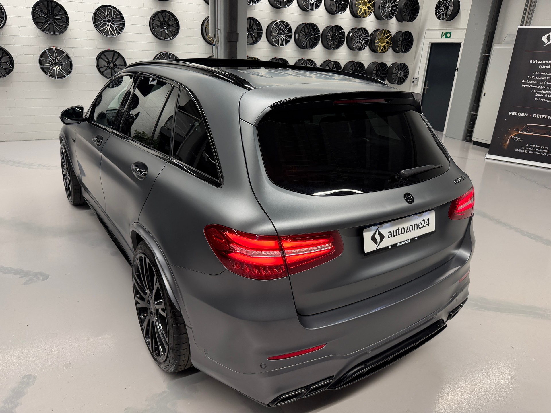 MERCEDES-BENZ GLC 63 S AMG 4m+ *CH-Auto*BRABUS Felgen*BRABUS Tieferlegung*Designo Magno*Keramik*Leder Designo*-image-8