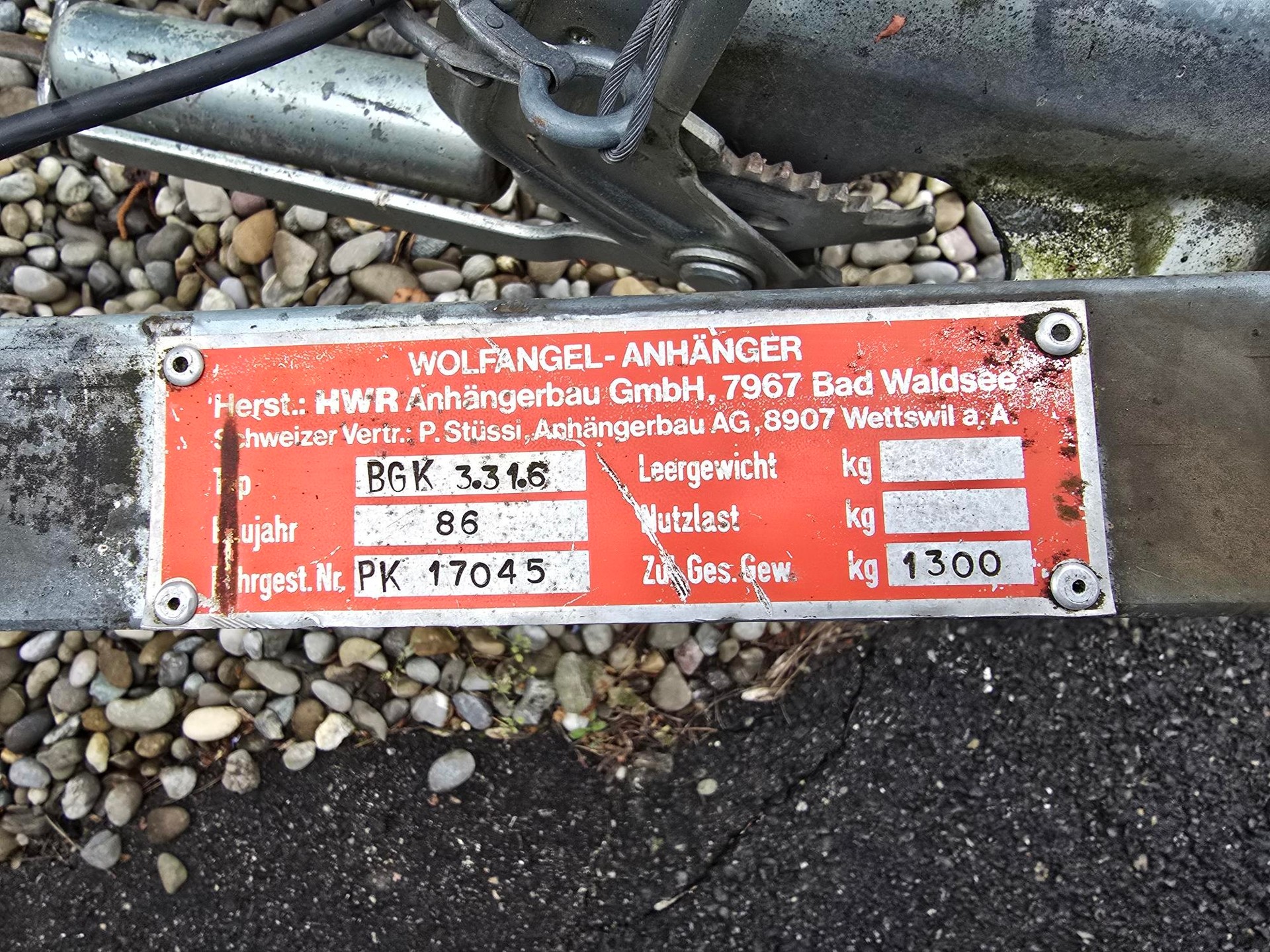 STÜSSI WOLFANGEL BGK 3.31.6 HWR BOOTSTRAILER-image-7