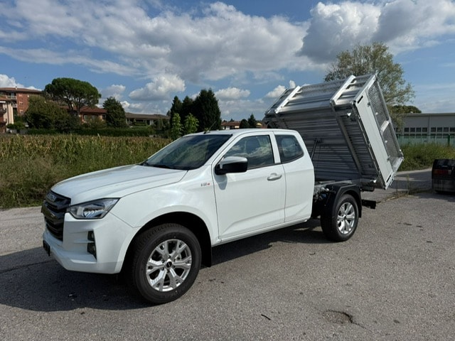 ISUZU D-MAX 1.9 SpaceCab N60BB 4x4 Ponte Ribaltabile 3 lati in Alluminio "NUOVO" con Sopra Sponde - Gancio Traino KG. 3500
