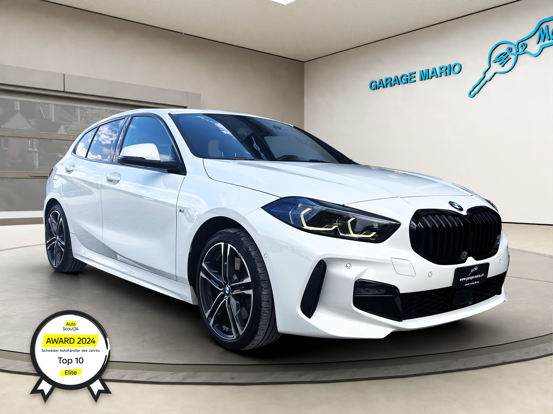 BMW 120d xDrive Steptronic❗Pure M Sport❗✅CH-Fahrzeug & Werksgarantie und 8-fach bereift auf ALU✅