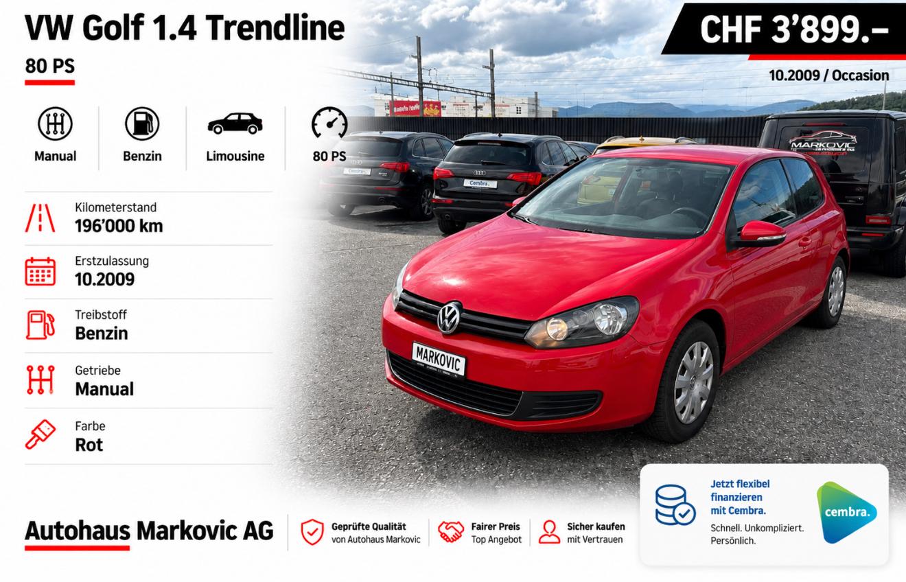 VW Golf 1.4 Trendline