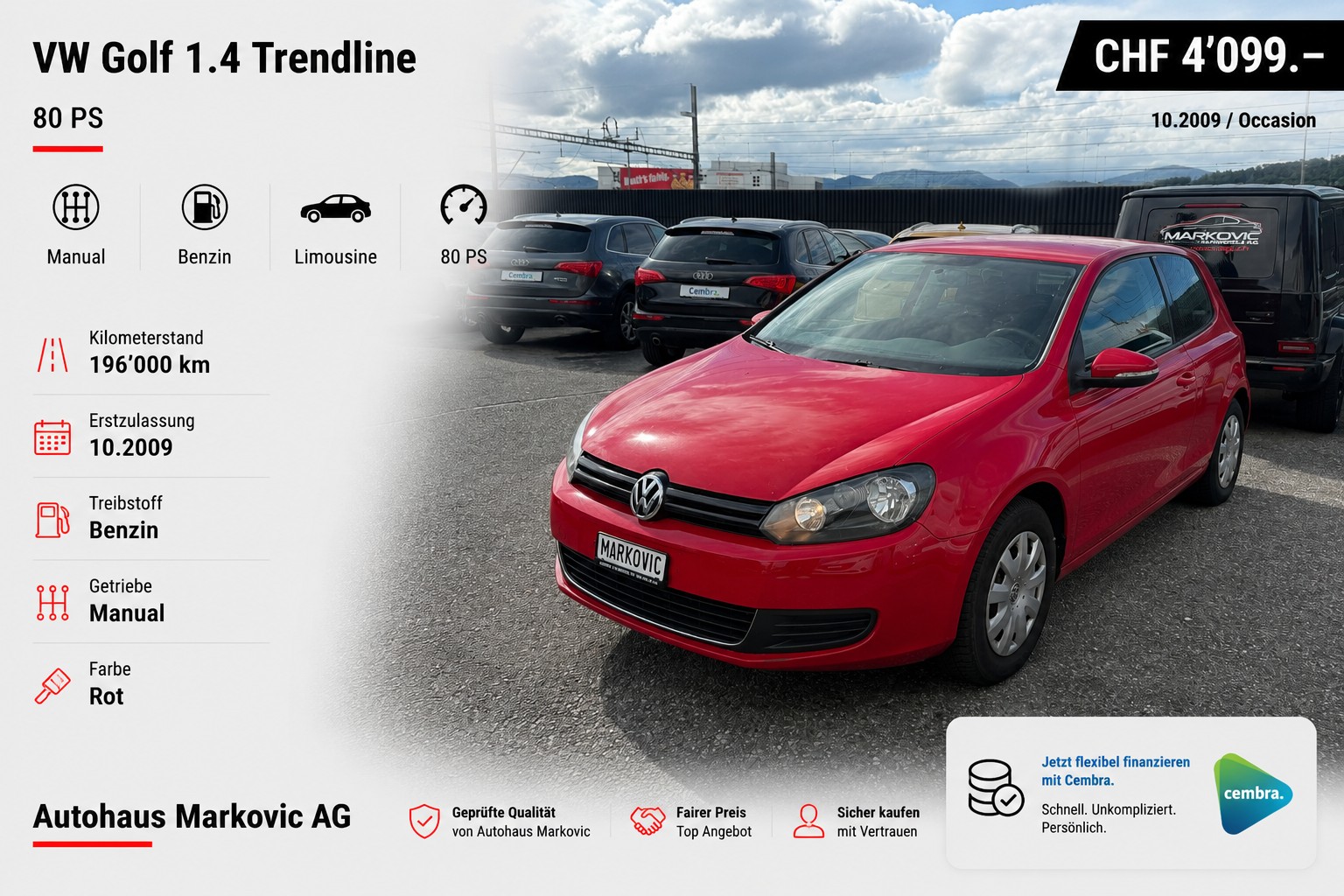 VW Golf 1.4 Trendline