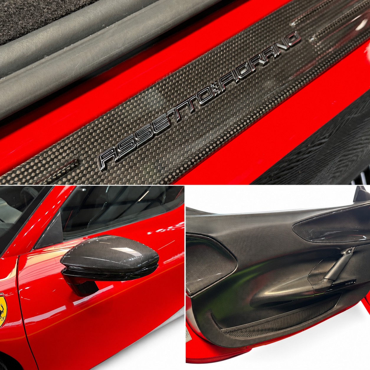 FERRARI SF90 Stradale * Assetto Fiorano * Full Carbon Interieur & Exterieur * CH-Fahrzeug * Colore Rosso F1 *-image-14