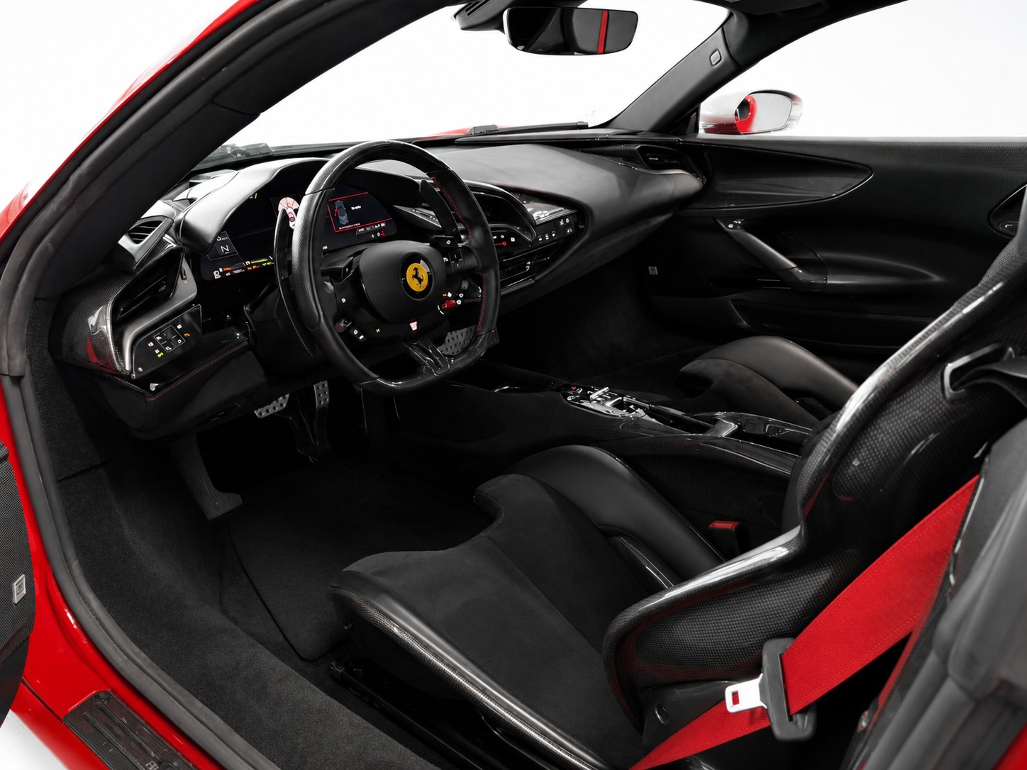 FERRARI SF90 Stradale * Assetto Fiorano * Full Carbon Interieur & Exterieur * CH-Fahrzeug * Colore Rosso F1 *-image-10