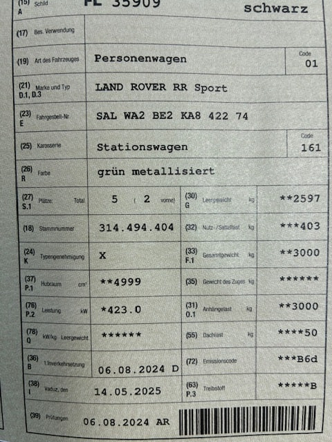 LAND ROVER Range Rover Sport 5.0 V8 SVR 575 PS-image-13