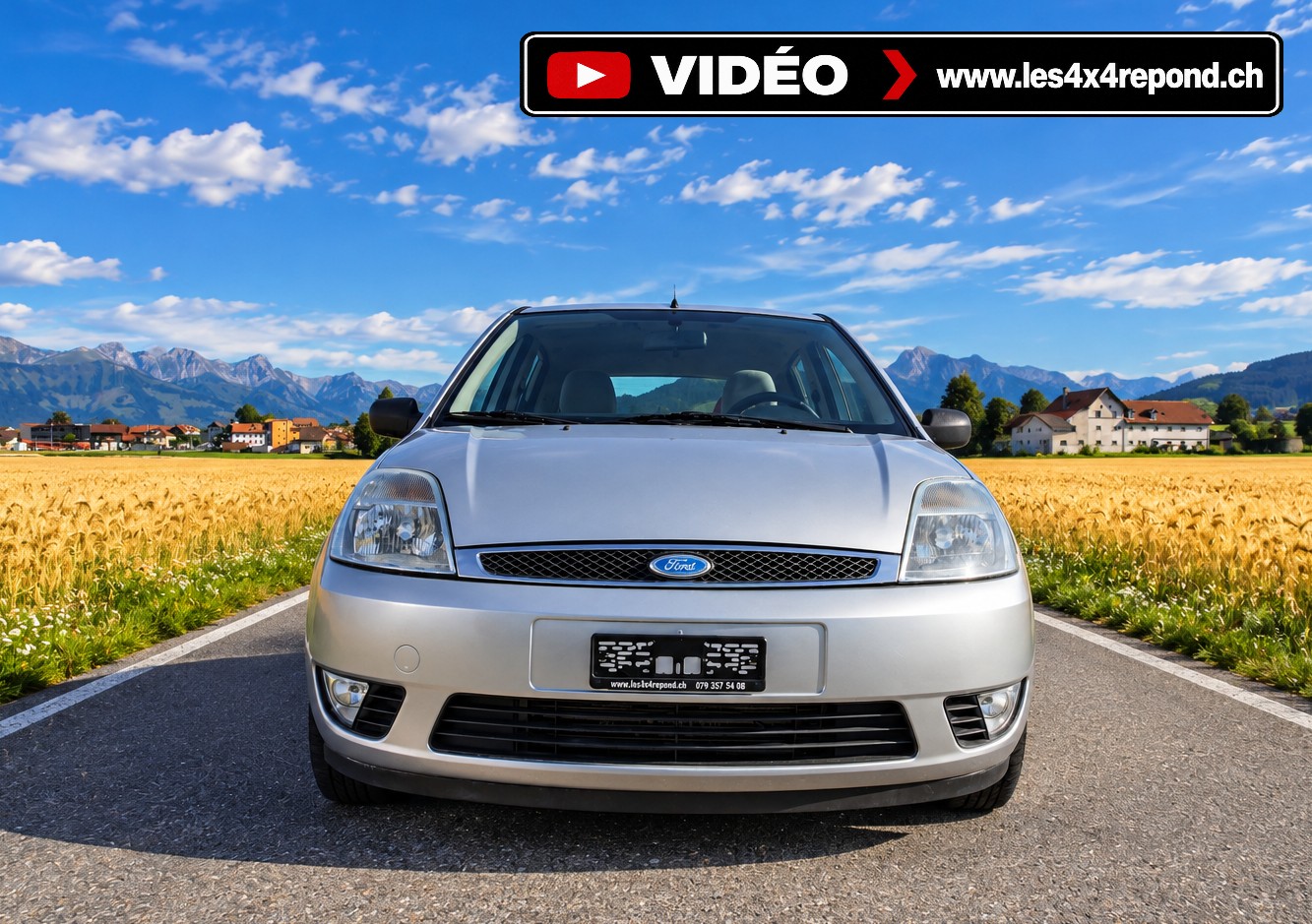 FORD Fiesta 1.4 limitée 30km/h Vert-image-12