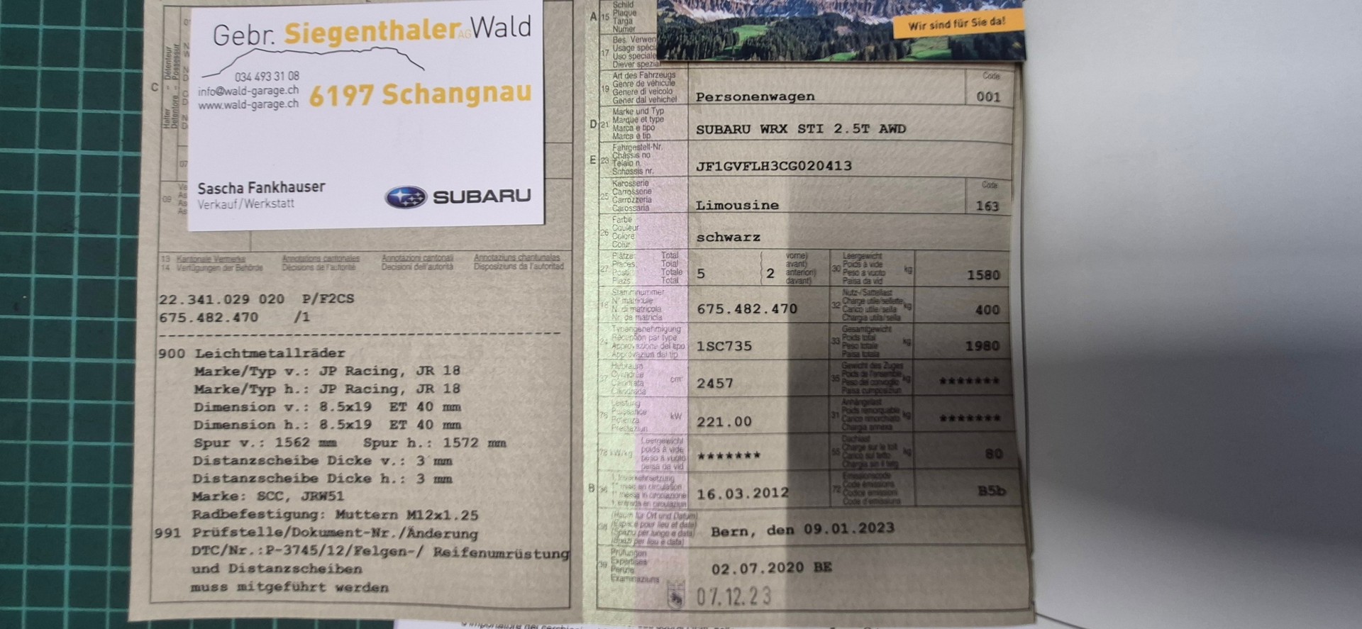 SUBARU 2.5 Turbo 4WD WRX STI Sport-image-21