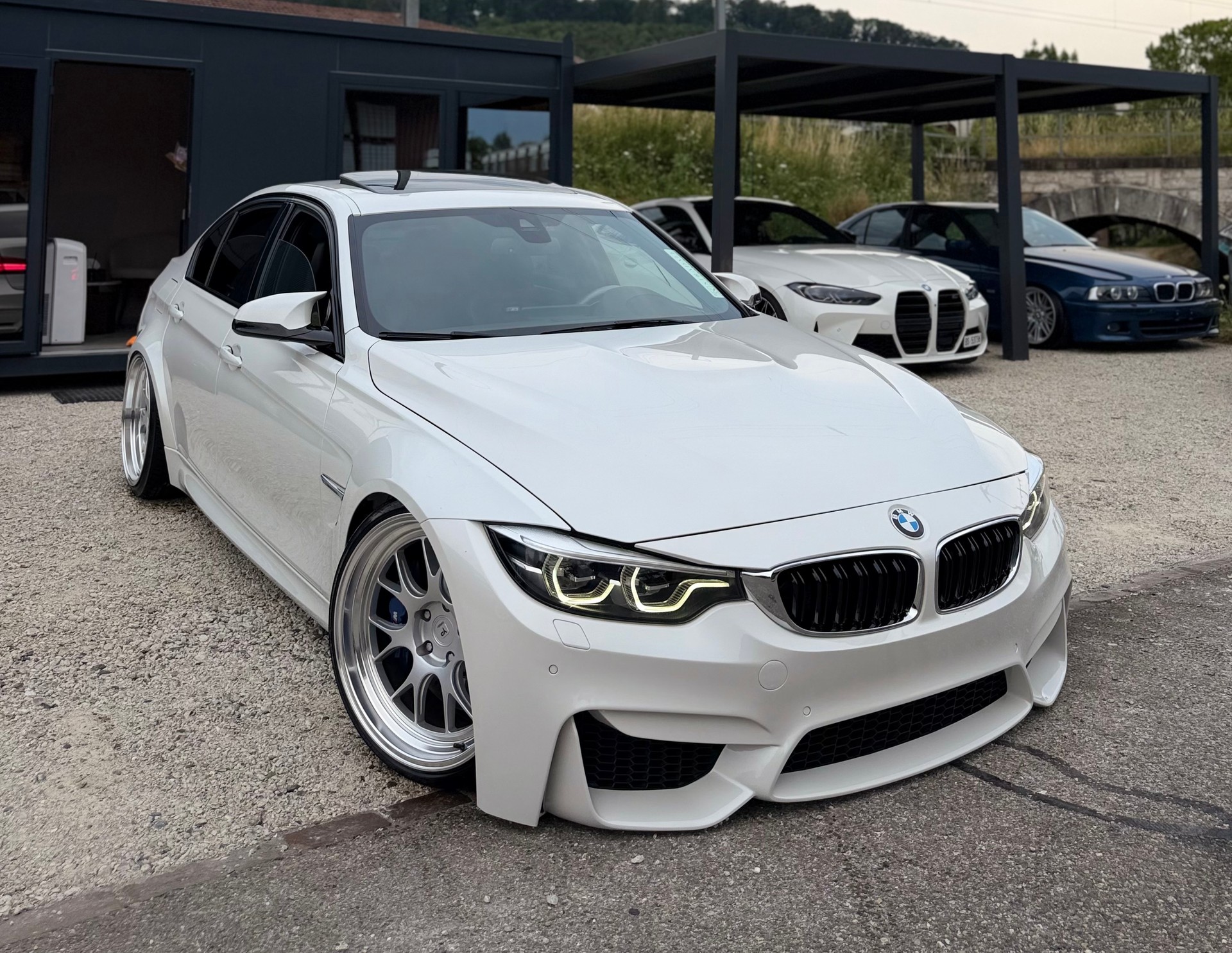 BMW M3 F80 ohne OPF! **Facelift ** Perlweiss**