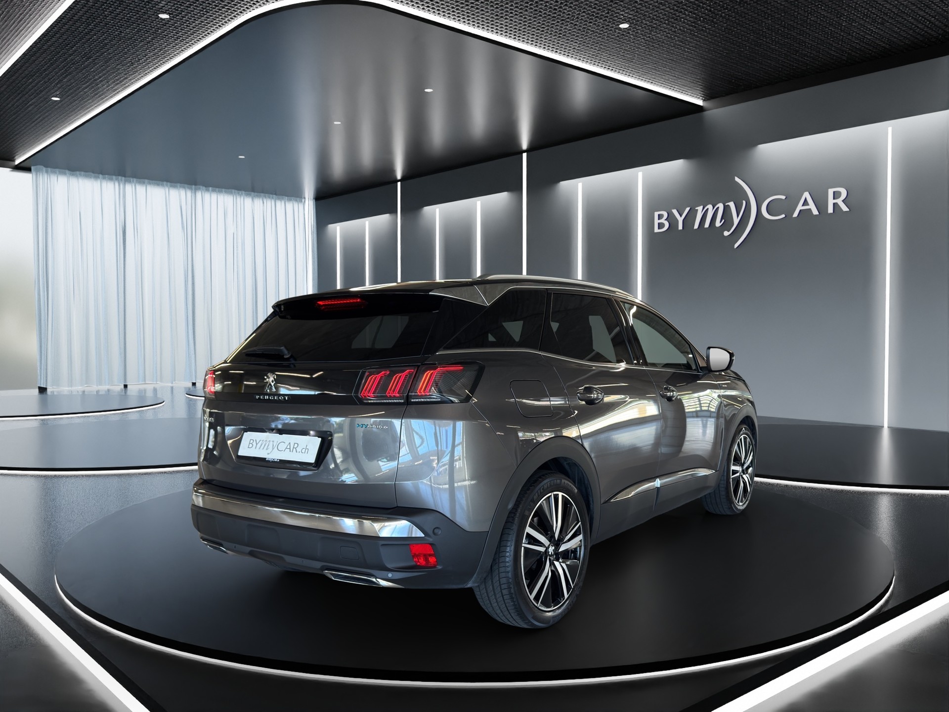 PEUGEOT 3008 300e Hybrid4 GT Pack EAT8 //Toit ouvrant panoramique/Camera 360°/Système Hifi Focal/GPS/Dab+-image-3