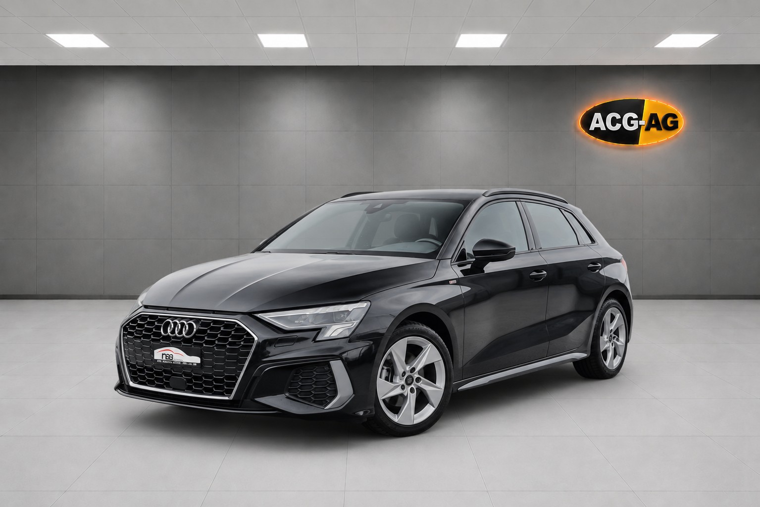 AUDI A3 Sportback 40 TDI S line S-tronic quattro ** 200 PS ** Teil-Leder ** Gr-Navi ** RF-Kamera ** Abstandsregelsysteme **-showroom-element-2