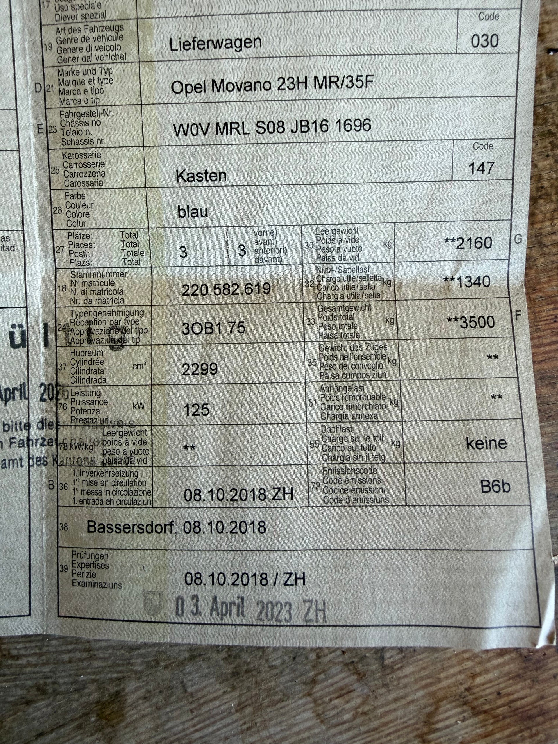 OPEL Movano 2.3 CDTI 3.5t L1H2-image-18