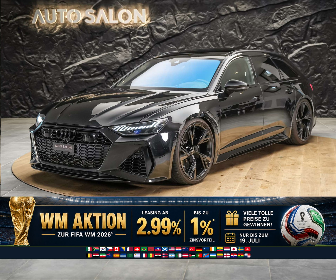 AUDI RS6 Avant 4.0 TFSI V8 quattro *Panorama*Sitzlüftung*Head-Up*Standheizung*-image-0