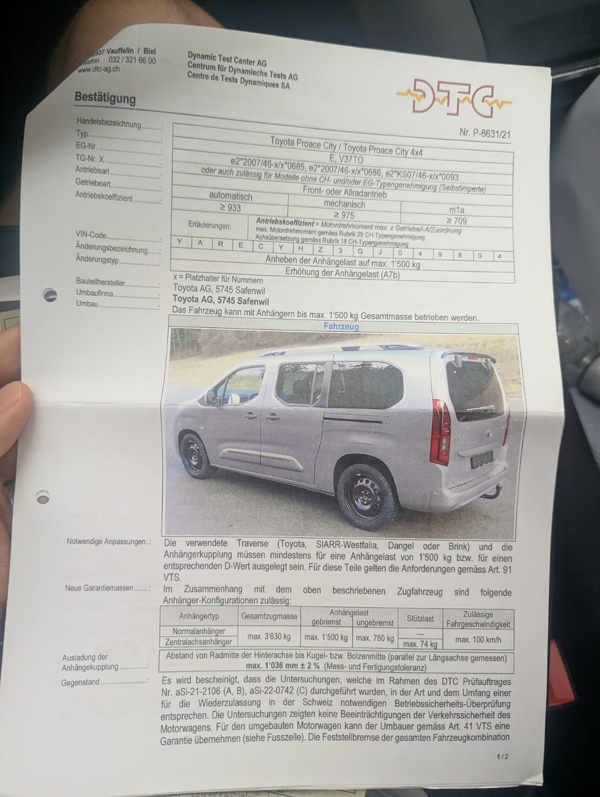 TOYOTA Proace City Verso 1.5 Style Medium Automatik-image-14