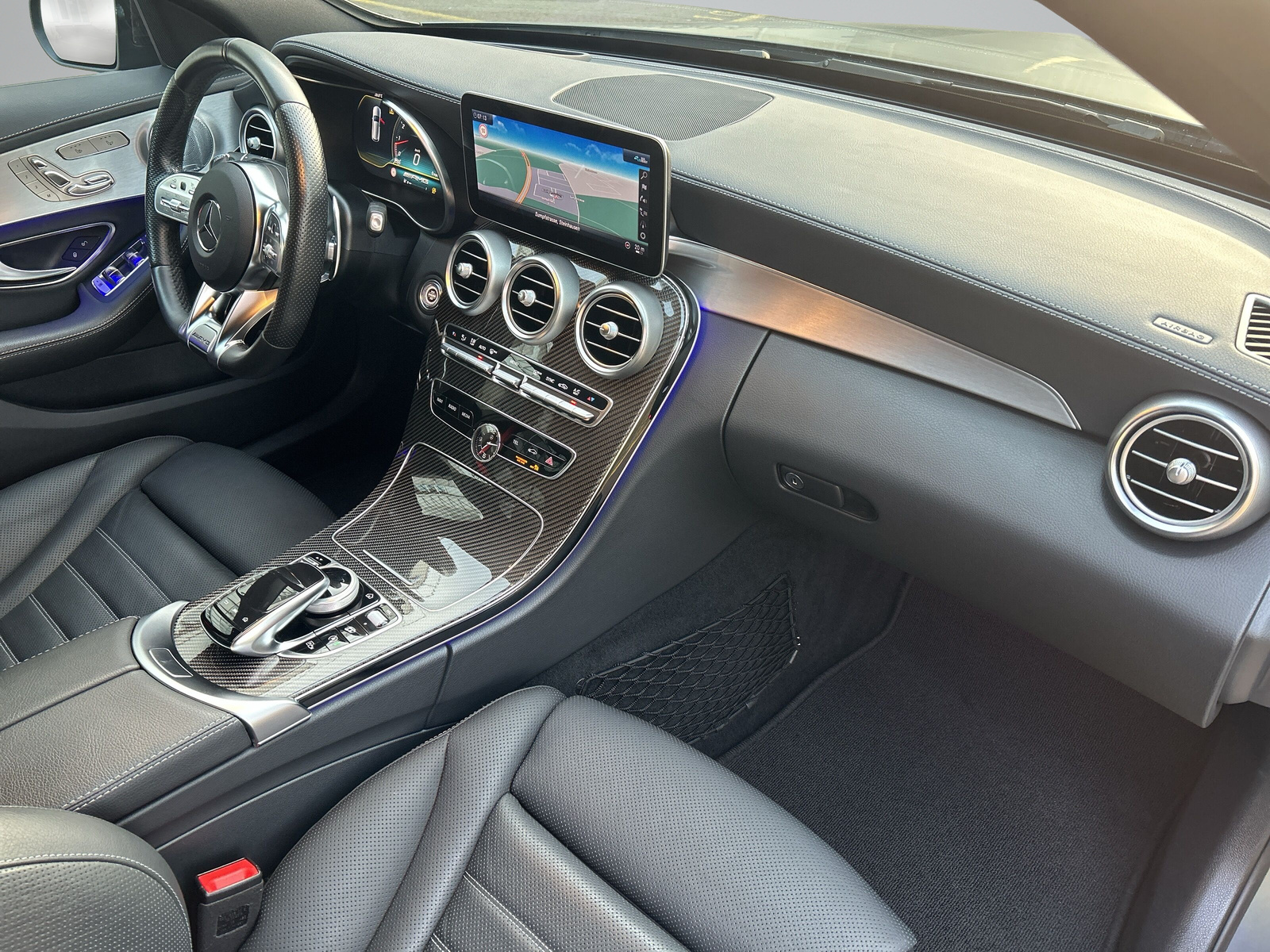 MERCEDES-BENZ C 43 AMG 4Matic 9G-Tronic CH Fahrzeug mit Gratisservice-Facelift ModellSchiebedach-Burmester Sound-360 Grad Kamera-image-7