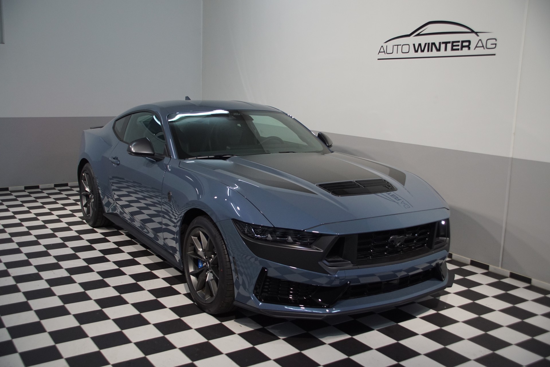 FORD Mustang Dark Horse Vapor Blue CH-Fahrzeug