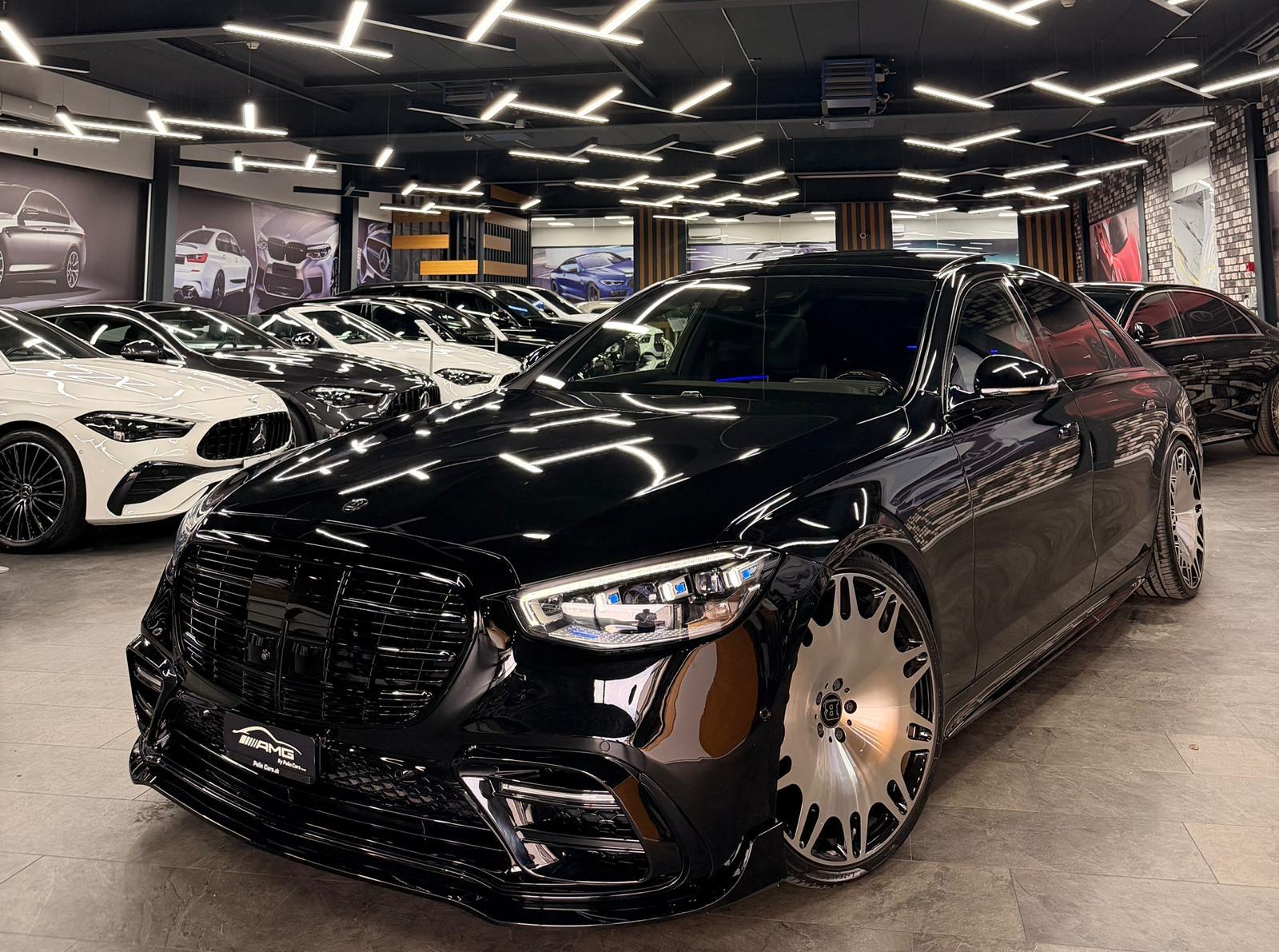 MERCEDES-BENZ S 450 L 4Matic All Black Brabus Performance 9G-Tronic 5Jahre Garantie & Gratisservice-showroom-element-1