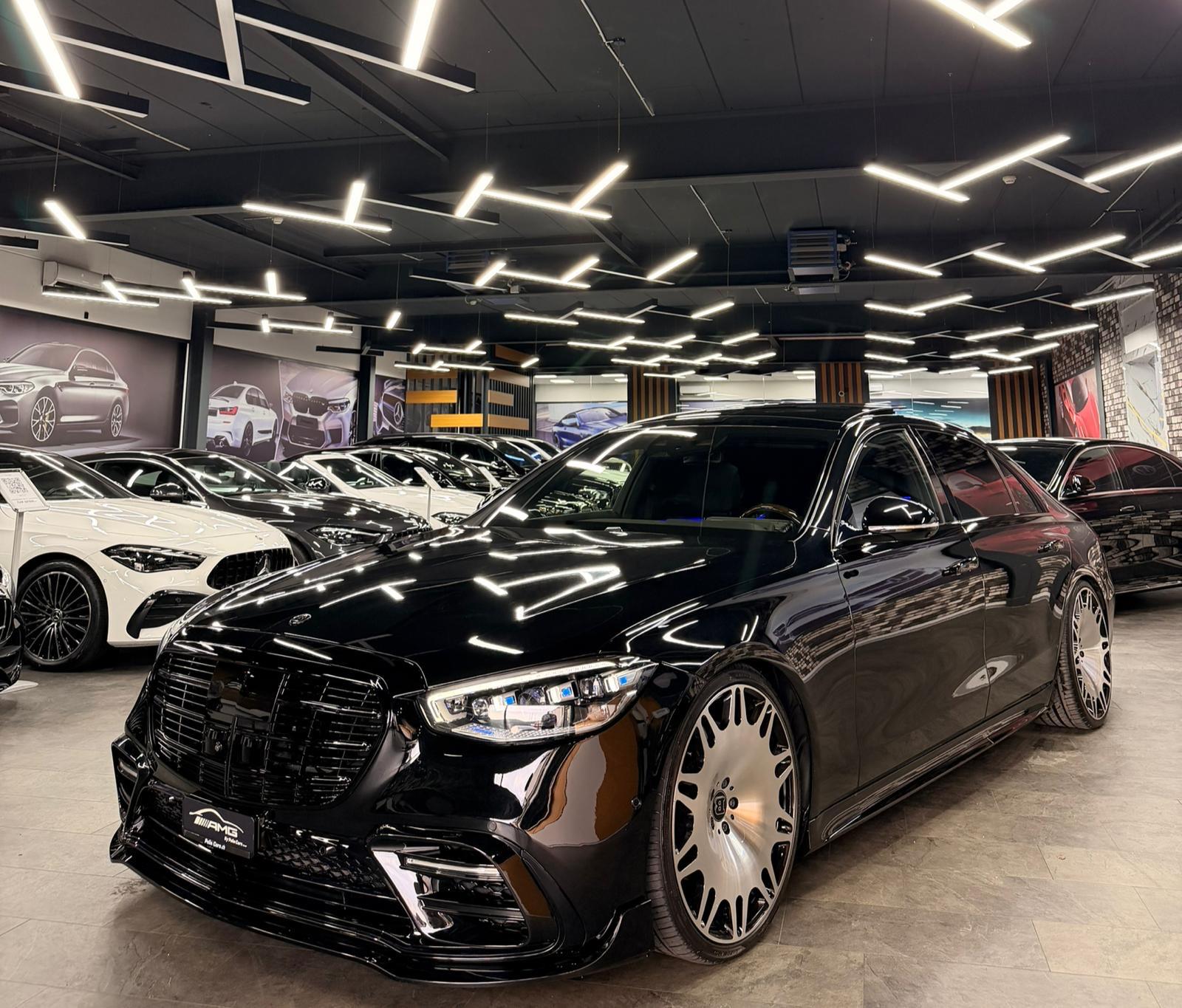 MERCEDES-BENZ S 450 L 4Matic All Black Brabus Performance 9G-Tronic 5Jahre Garantie & Gratisservice-showroom-element-3