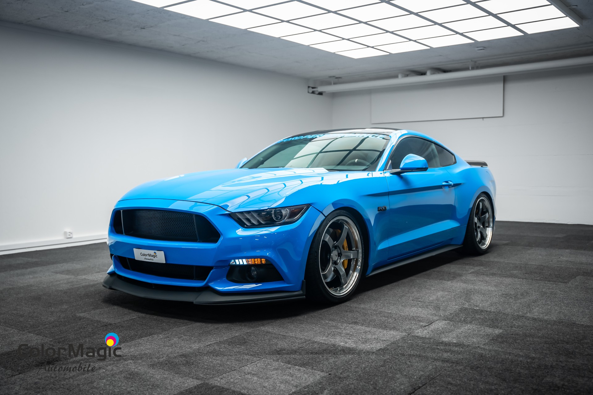 FORD * Mustang 5.0 V8 HANDSCHALTUNG GT BLUE EDITION SPORTPAKET *