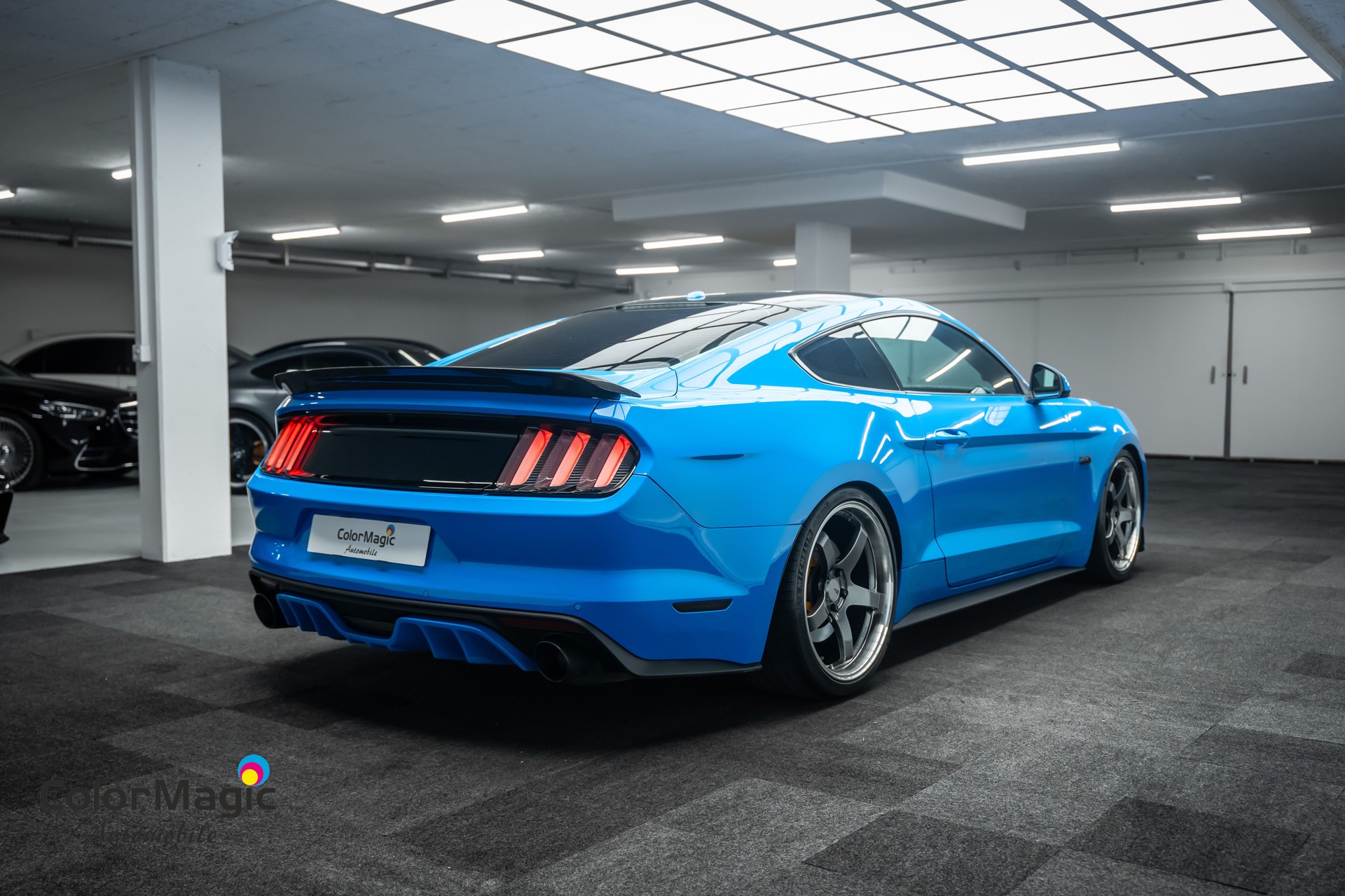 FORD * Mustang 5.0 V8 HANDSCHALTUNG GT BLUE EDITION SPORTPAKET *-image-5