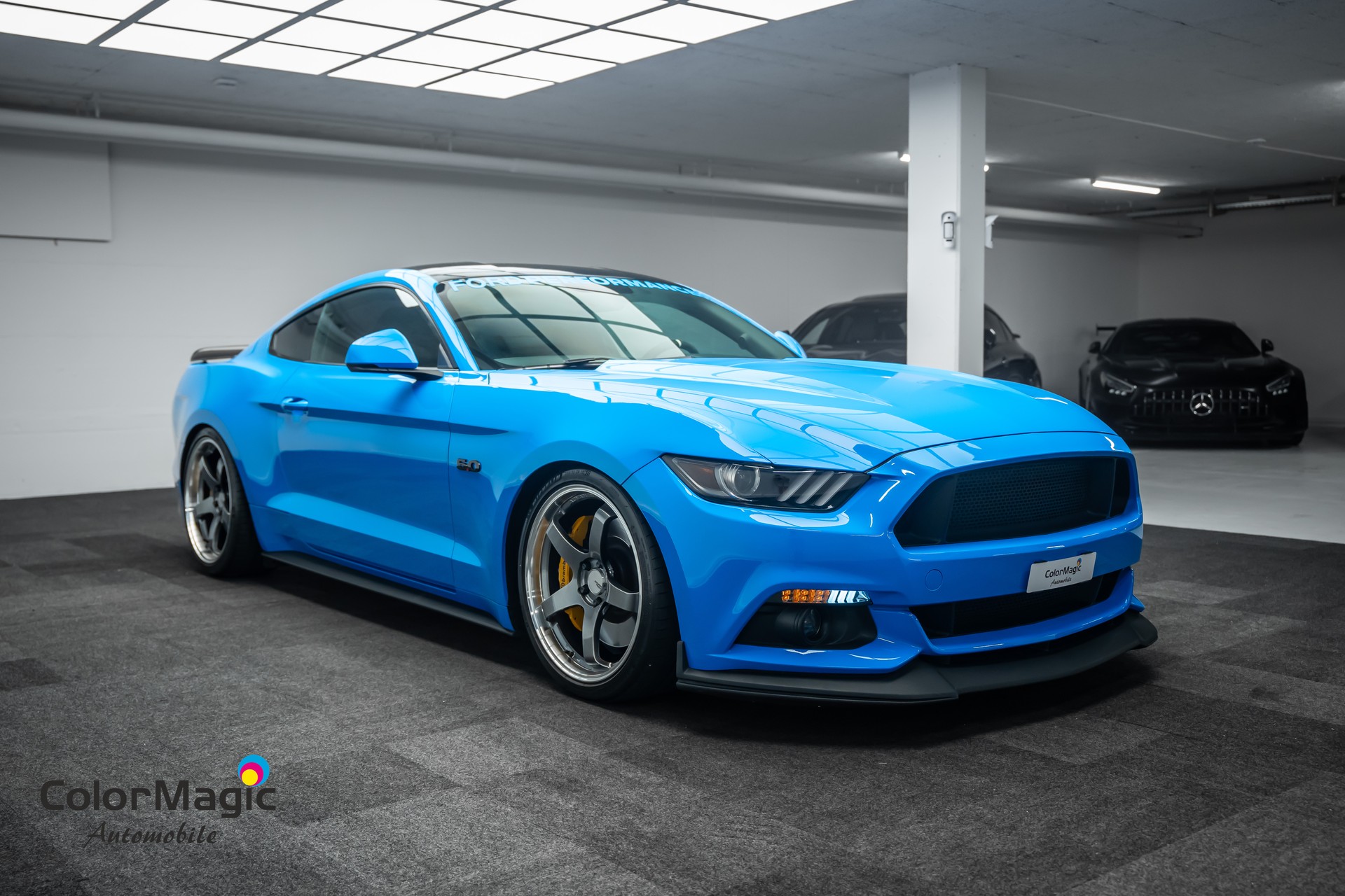 FORD * Mustang 5.0 V8 HANDSCHALTUNG GT BLUE EDITION SPORTPAKET *-image-6