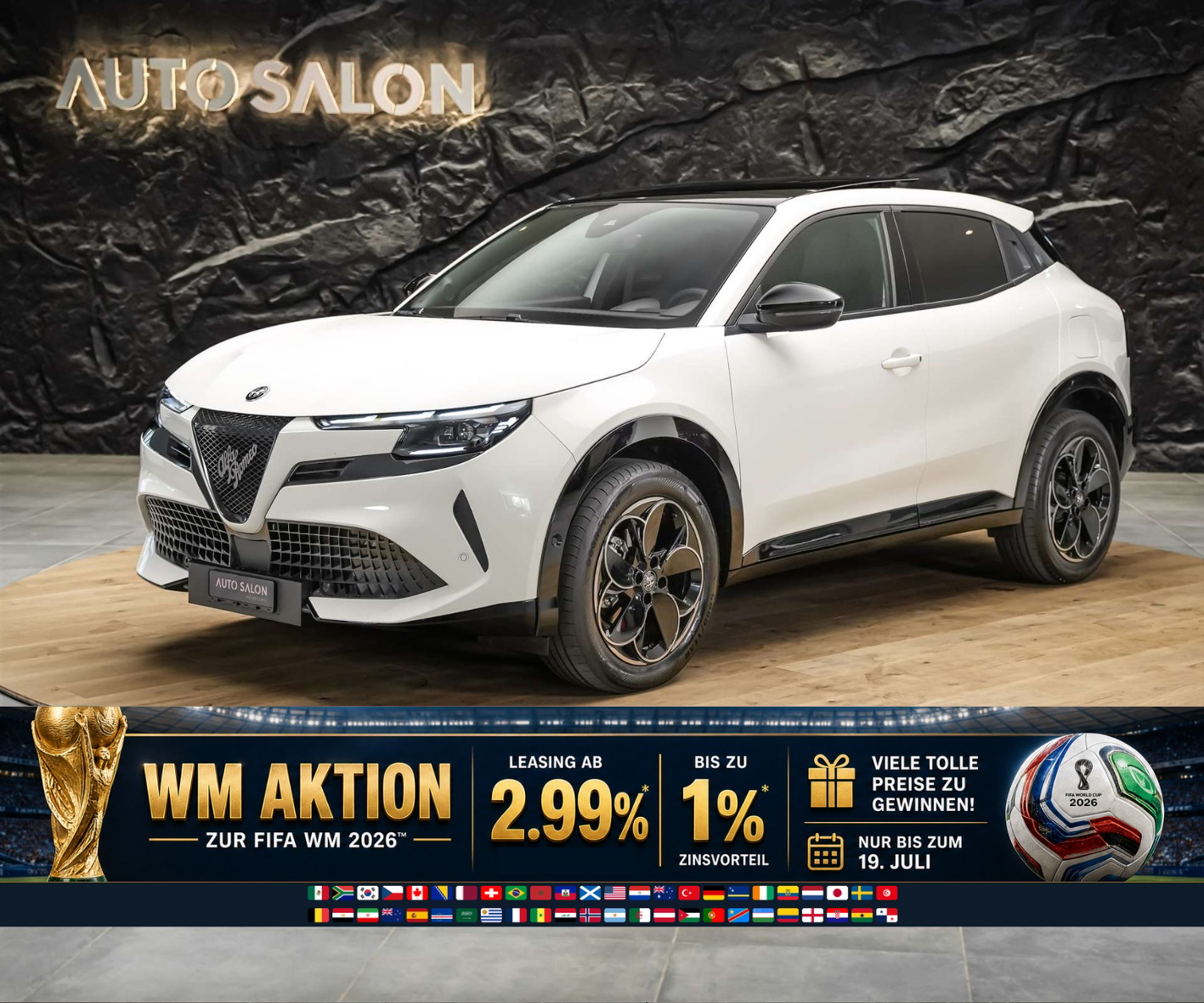 ALFA ROMEO Junior 1.2 4X4 *Werksgarantie*20" Felgen*Panorama*Massage*-image-0