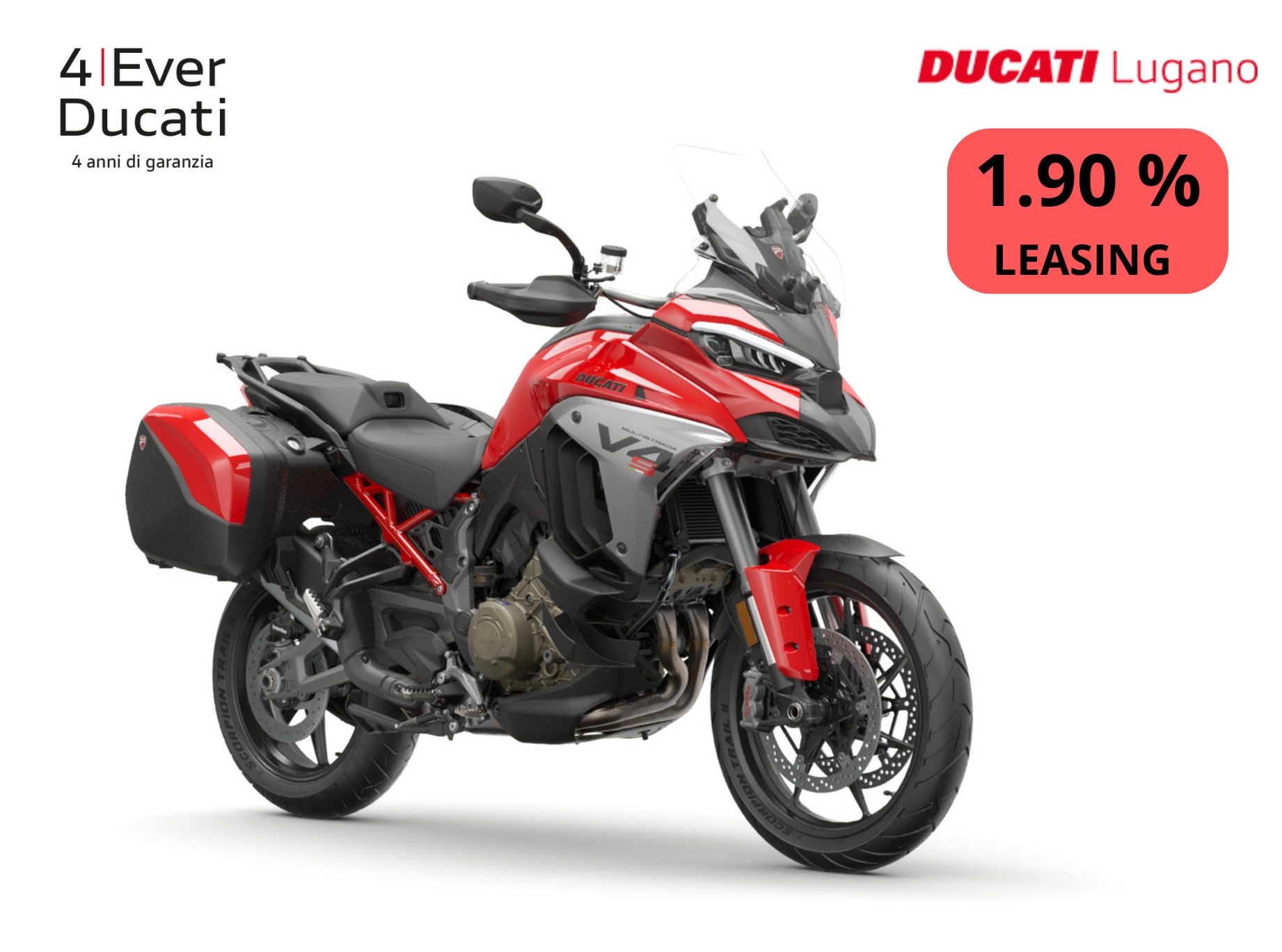 DUCATI Multistrada V4 S Sport ( cerchi forgiati - forged rims ) Travel & Radar-image-0