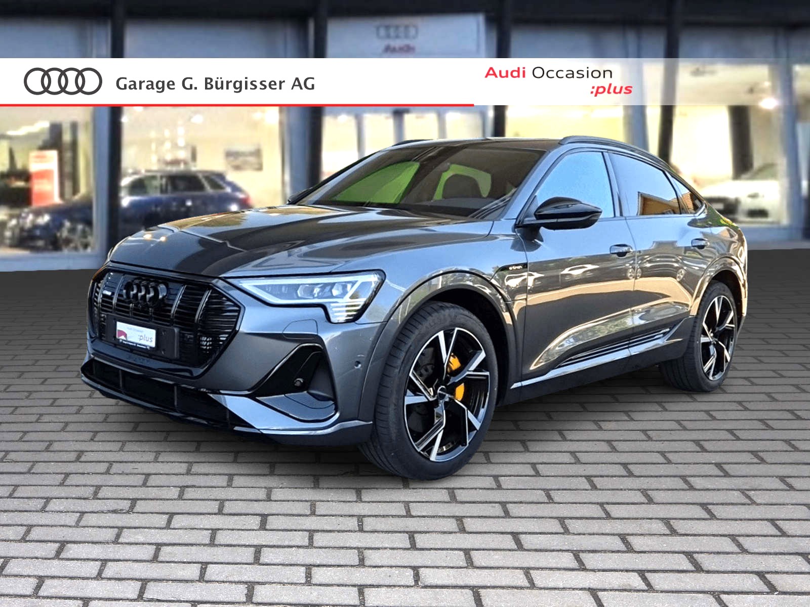 AUDI e-tron 55 Sportback S Line quattro Daytonagrau Perleffekt