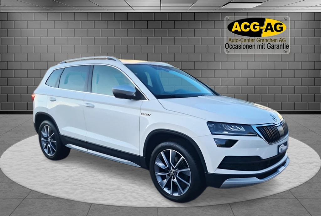 SKODA Karoq 2.0 TDI CR Scout 4x4 DSG ** Gr-Navi ** RF-Kamera ** Anh-Kupplung ** Totwinkel-Assist ** Frisch Ab MFK & Service **