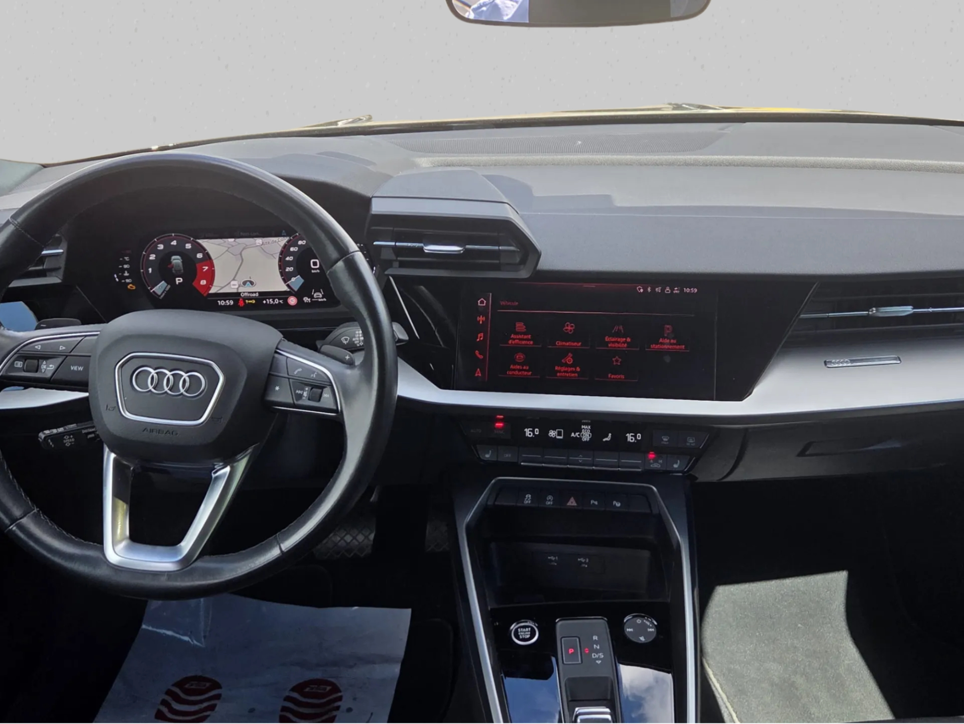 AUDI A3 Sportback 35 TFSI Attraction S-tronic ** Service & MFK ** Expertise & service du jour ** Mild Hybride ** Rabais plaques %-image-5