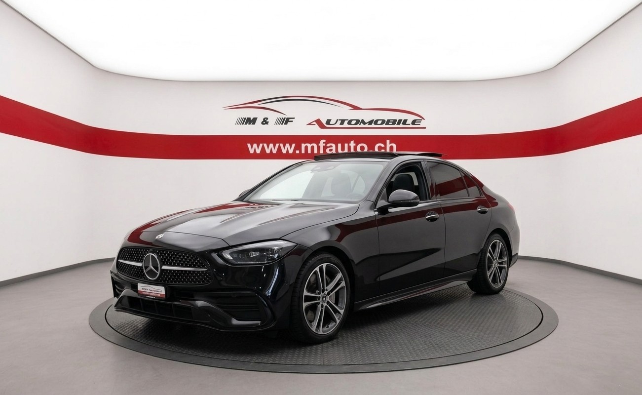 MERCEDES-BENZ C 200 AMG Line 4matic Vollasstattug Massagesitze-image-0