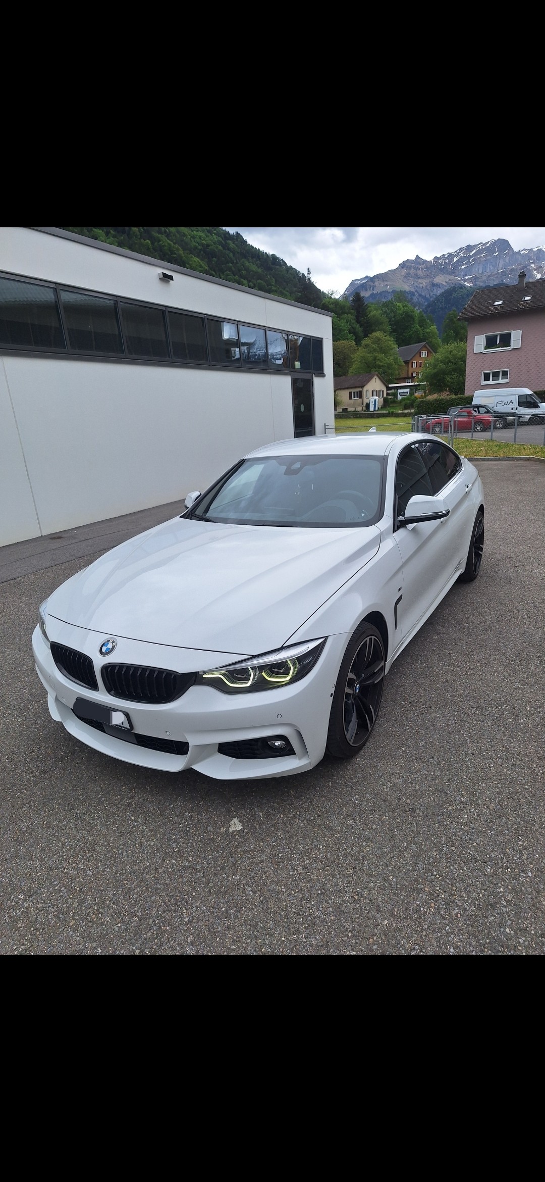 BMW 440i xDrive, M Sport, Gran Coupé mit Sonderausstattung, Alpinweiss |||