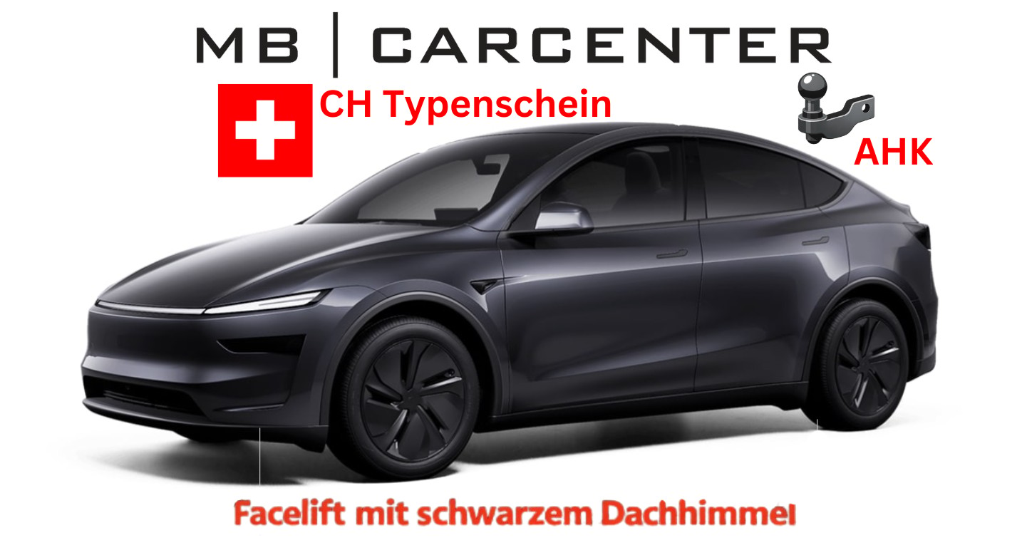 TESLA Model Y Long Range Premium AWD, CH Typenschein, Anhängerkupplung, Stealth Grey