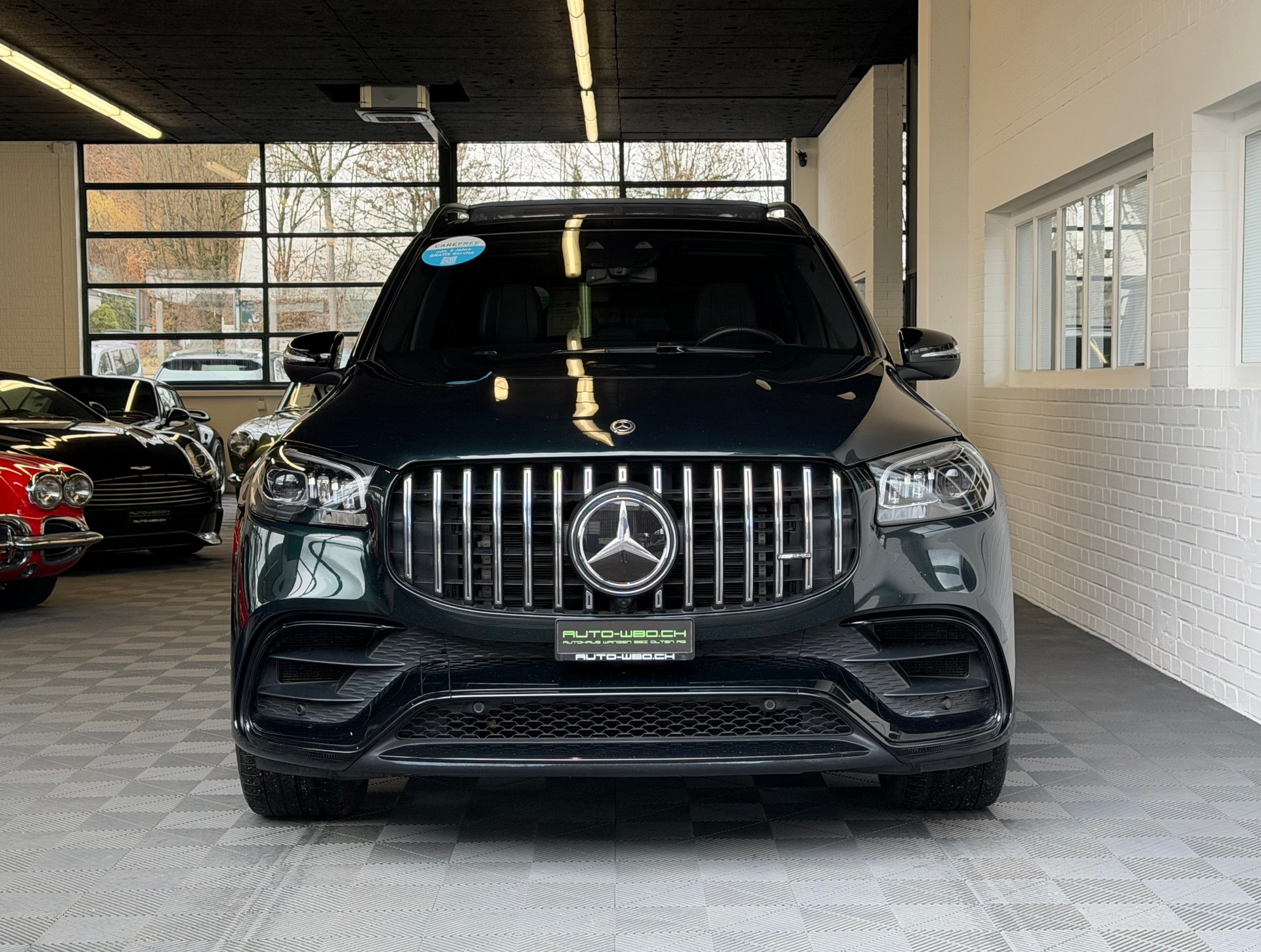 MERCEDES-BENZ GLS 63 4Matic+ 4X4 I 634 PS I * SMARAGD GRÜN * SMARAGD GREEN * TCT 9G I AHK I 7-PLÄTZER (CH)-showroom-element-1
