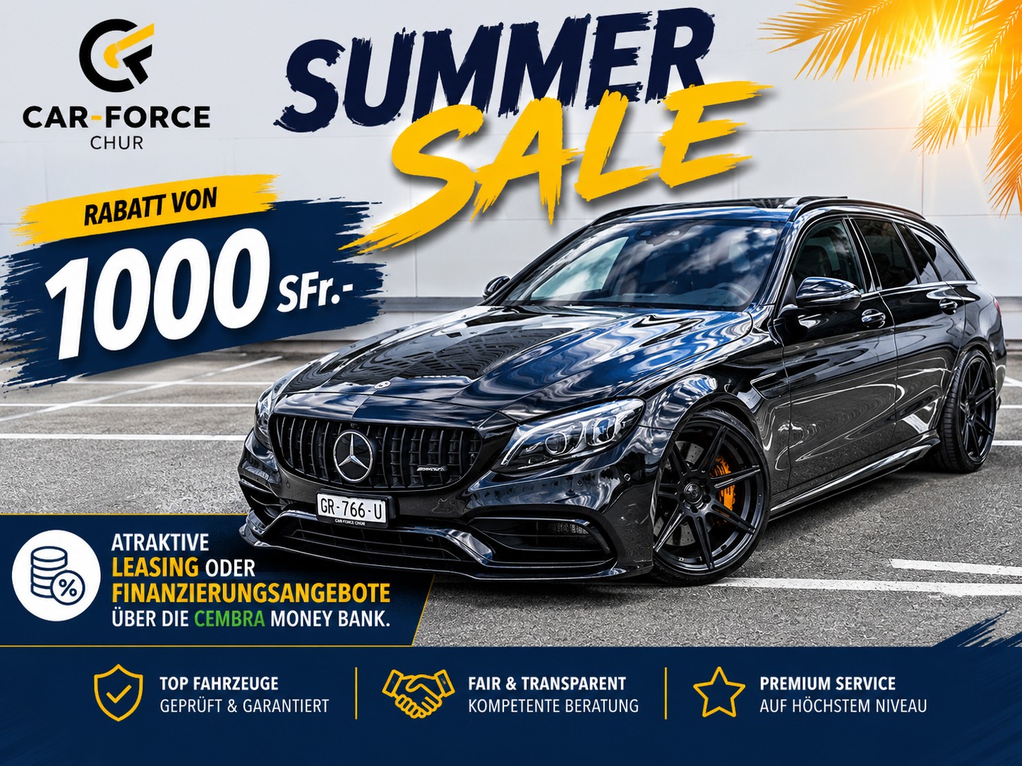 MERCEDES-BENZ C 63 S AMG Yellow Night Edition
