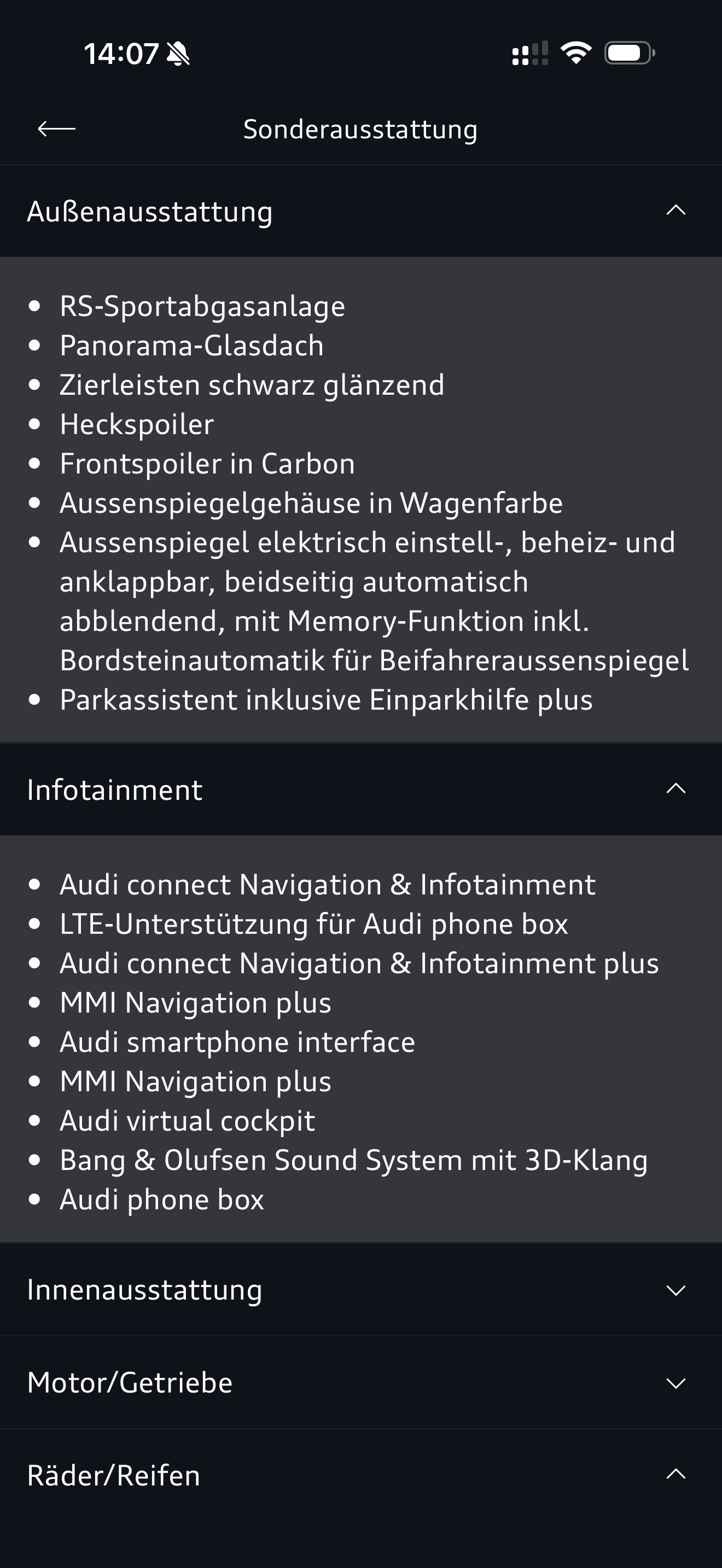 AUDI 2.9 V6 TFSI quattro T-Tronic / 510 PS /Gewindefahrwerk KW V3 / • Matrix-LED-Scheinwerfer / • Bang & Olufsen-image-18