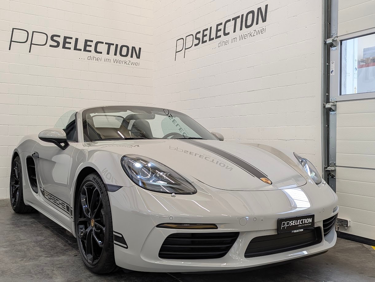 PORSCHE Boxster 718 2.0T Style-Edition 6-Gang Handschalter*SONDERLACK KREIDE PPF PASM PDLS PCM CAM LEDER*