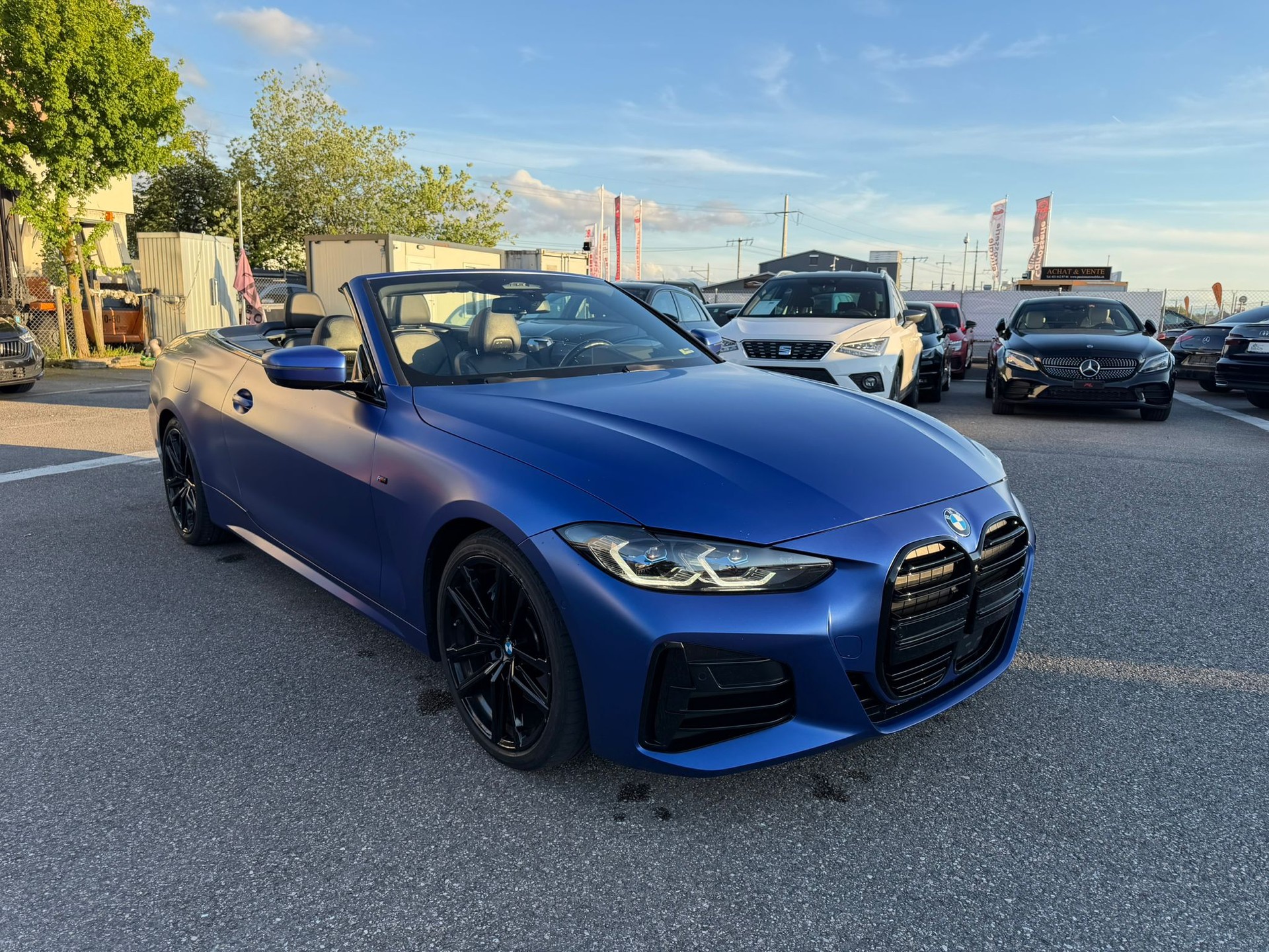BMW M440i xDrive 48V Cabriolet Steptronic M couleur special matte-image-7