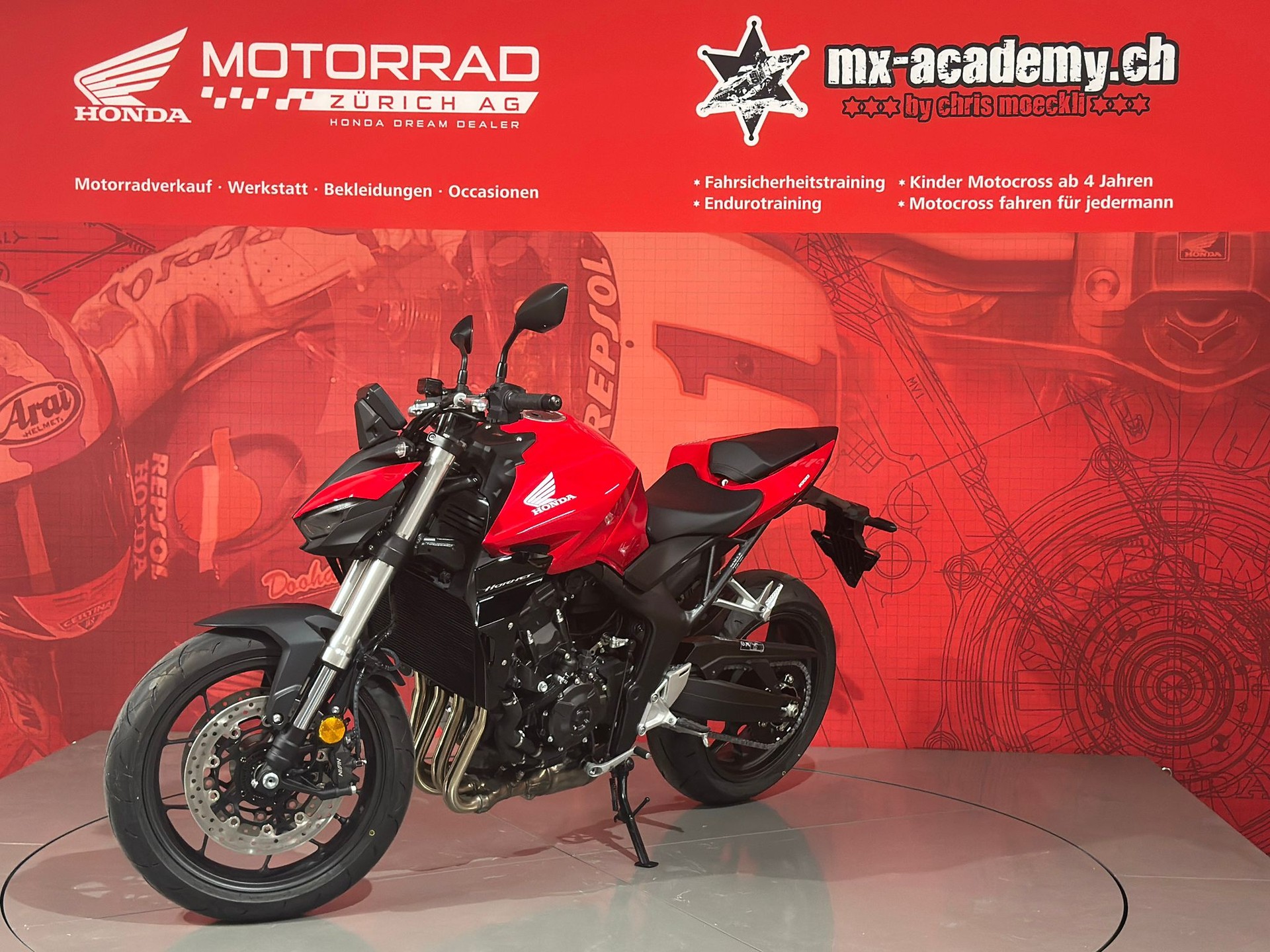 HONDA CB 1000 Hornet ** Neufahrzeug ** Grand Prix Red-image-1
