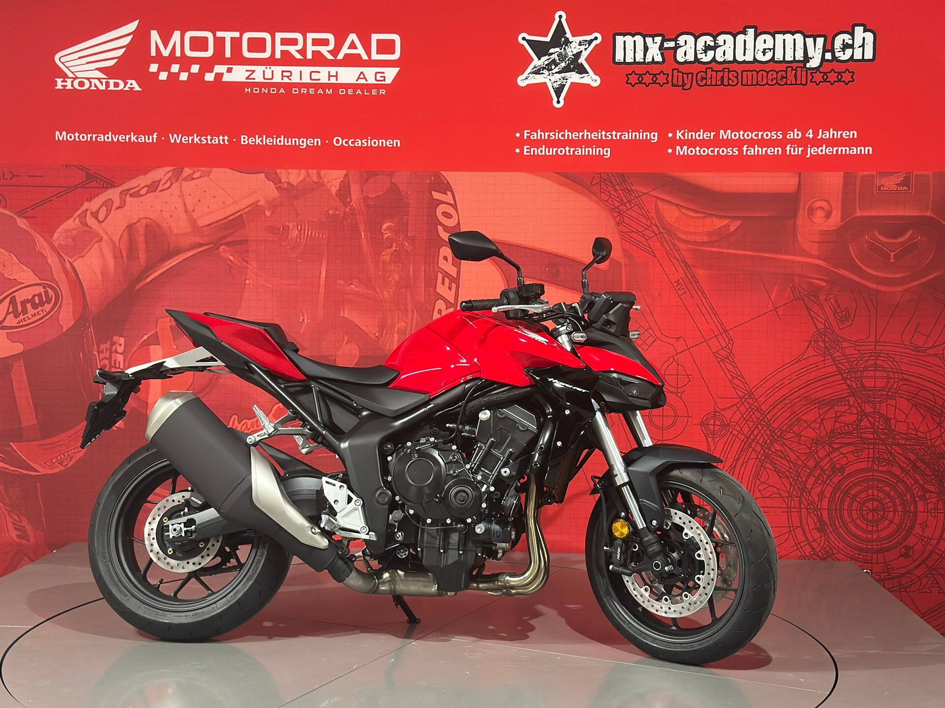 HONDA CB 1000 Hornet ** Neufahrzeug ** Grand Prix Red-image-3