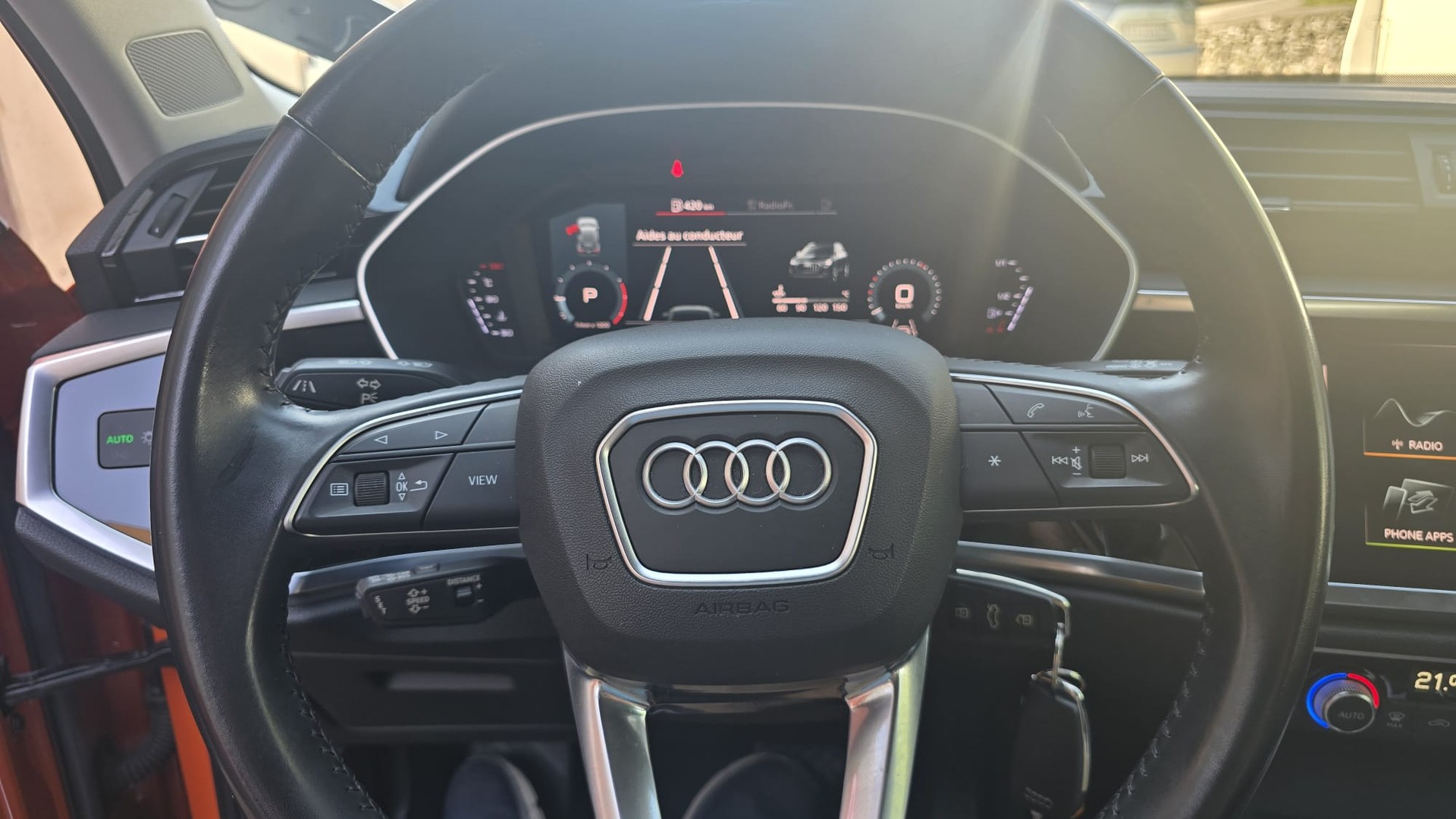 AUDI Q3 35 TFSI S line Sportline , ADAPT. TEMPOMAT, 8 pneu,, PDC, AHK, Crochet attelage amovible-image-8