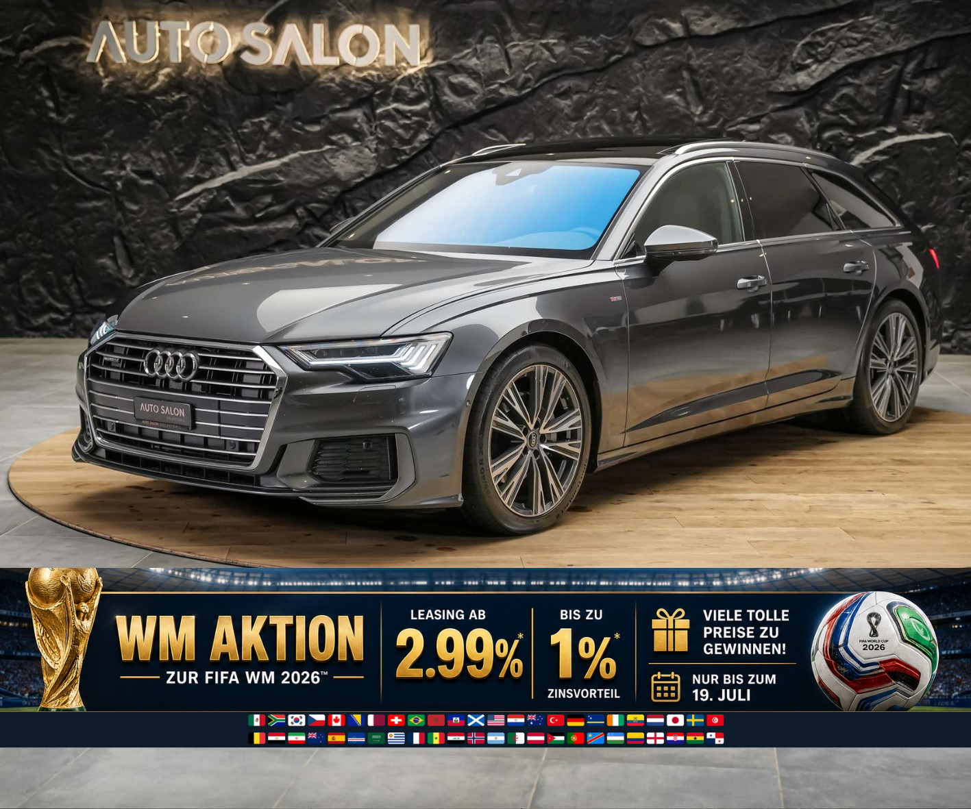 AUDI A6 Avant 45 TFSI S-Line advanced S-tronic quattro *Matrix-LED*Panorama*B&O*Ambientebeleuchtung*