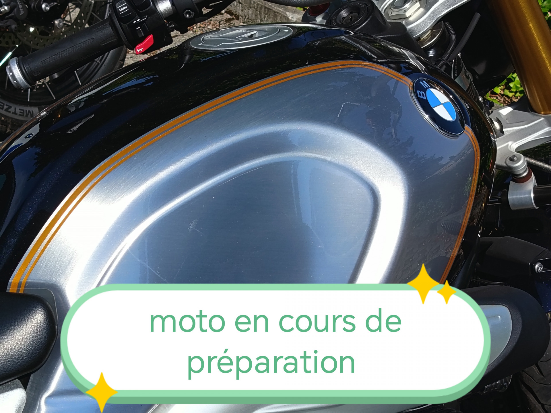 BMW R nineT *** Bleu Planet ***
