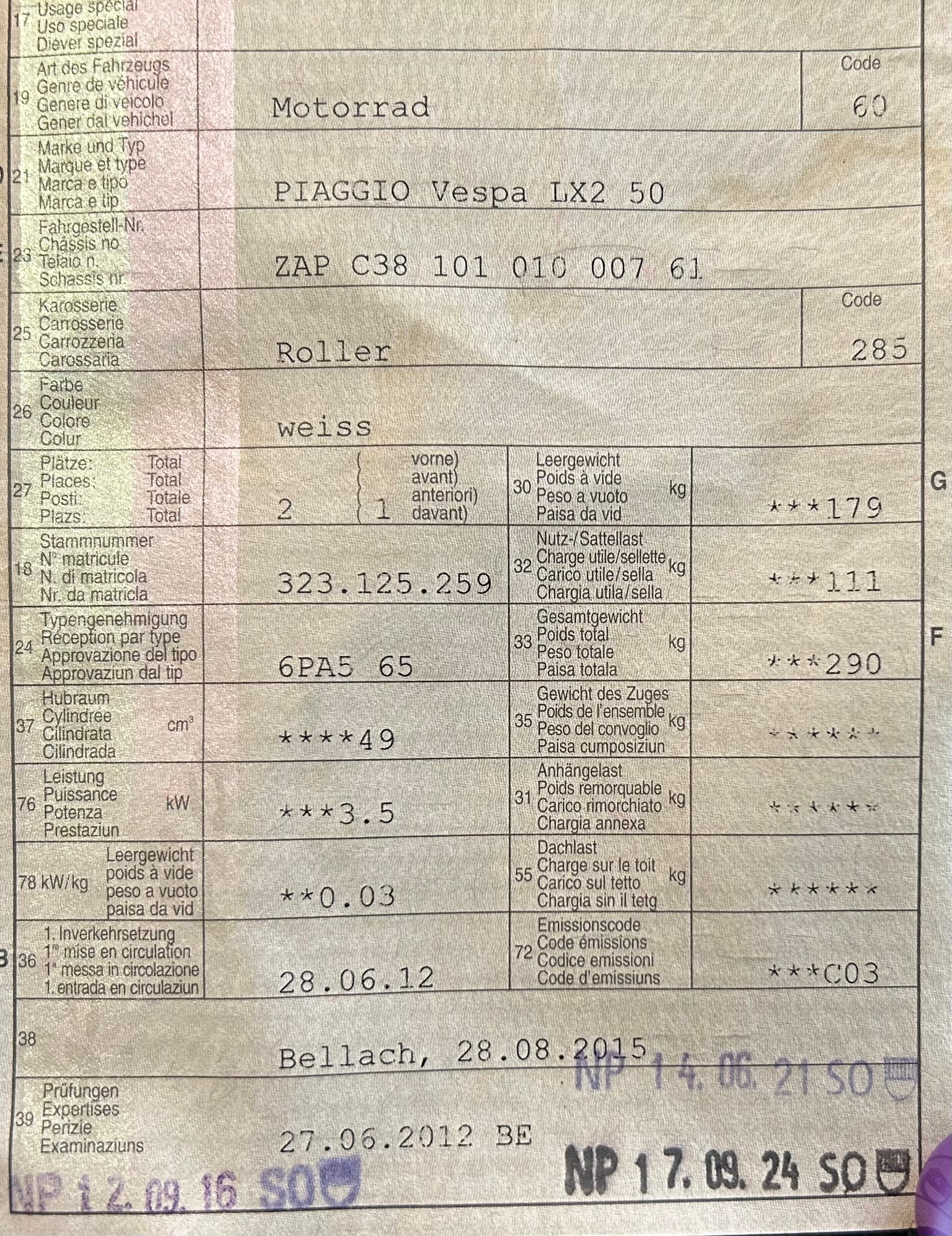 PIAGGIO Vespa 50 LX2-image-8