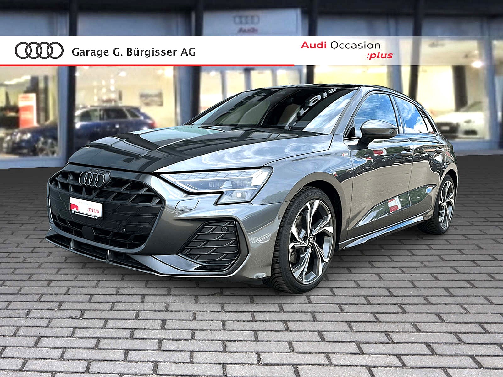 AUDI A3 Sportback 35 TFSI S line Attraction S-tronic Daytonagrau Perleffekt
