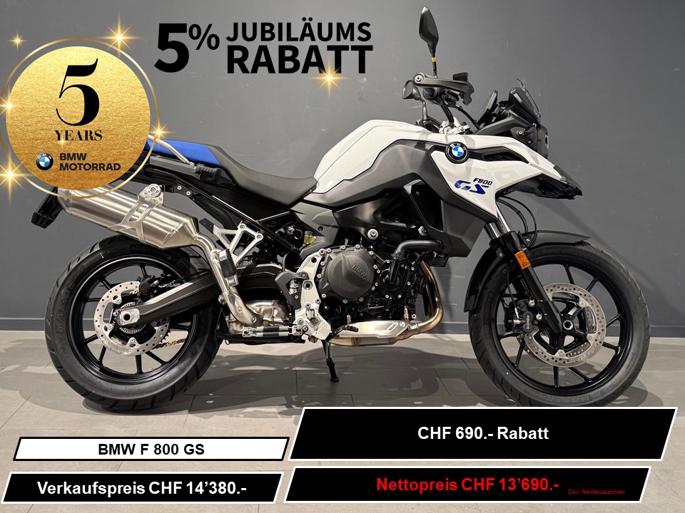 BMW F 800 GS 5% Jubiläumsrabatt-image-0