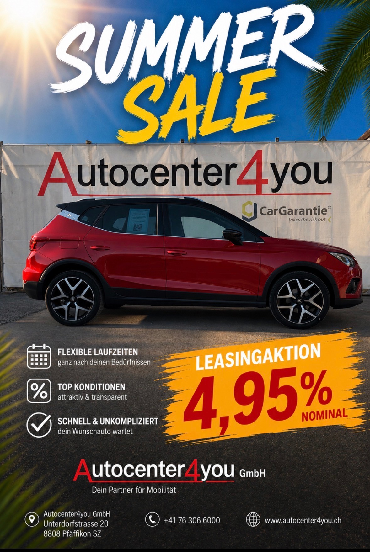 SEAT Arona 1.0 TSI Eco DSG SWISS FR